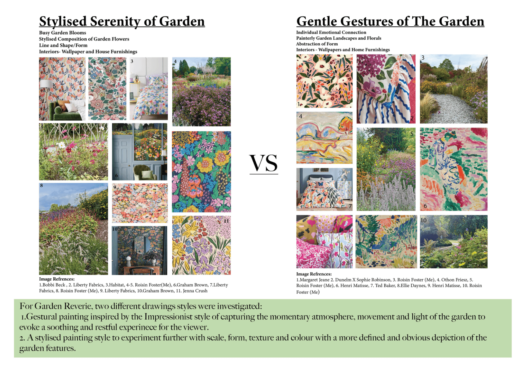 The tale of two gardens, portfolio item 3