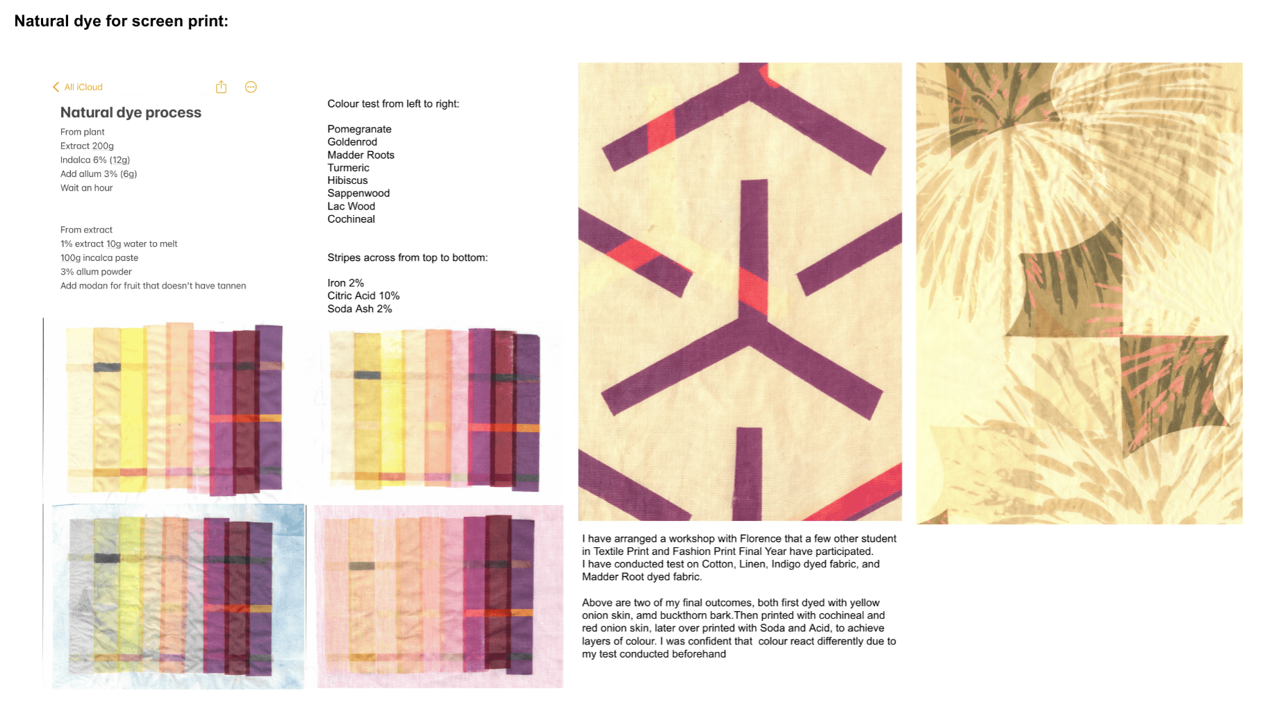 With only natural dyes..., portfolio item 4