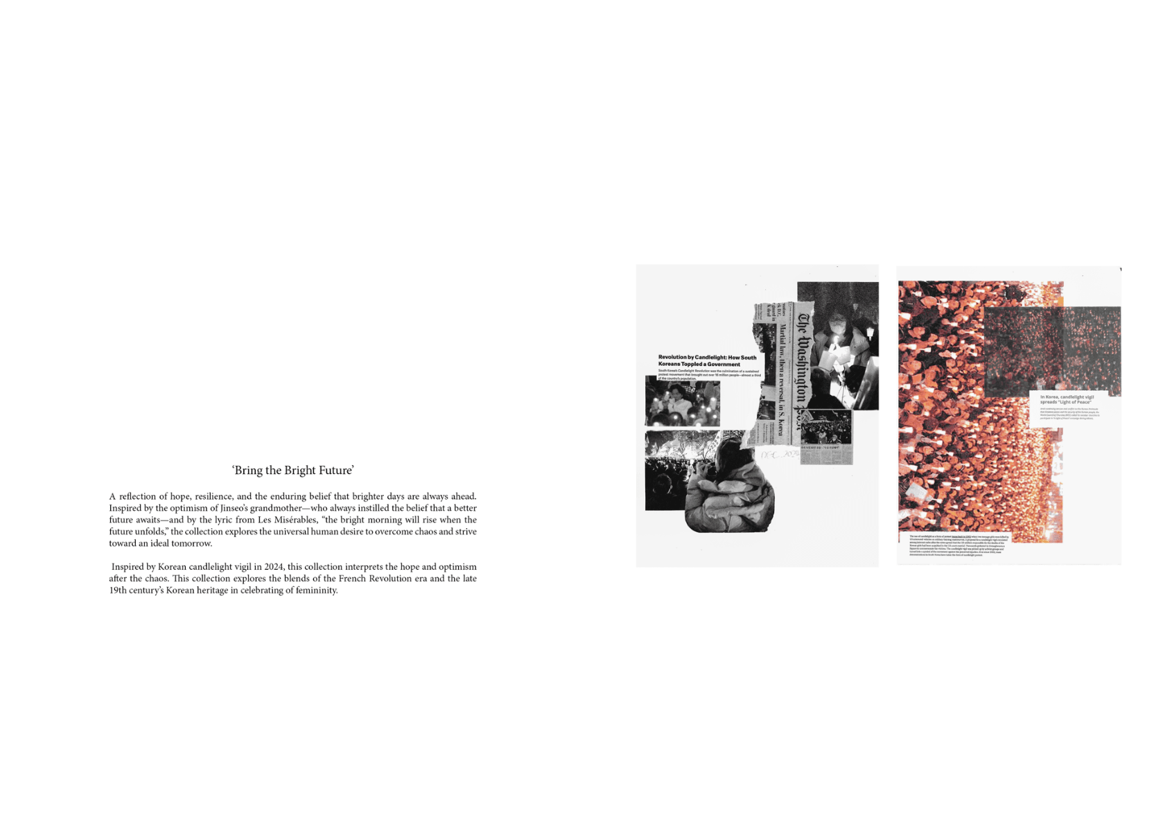 Bring the bright future, portfolio item 1