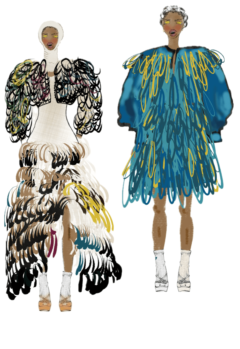 "Crowned bodies" by Sania J. Martin, portfolio item 33
