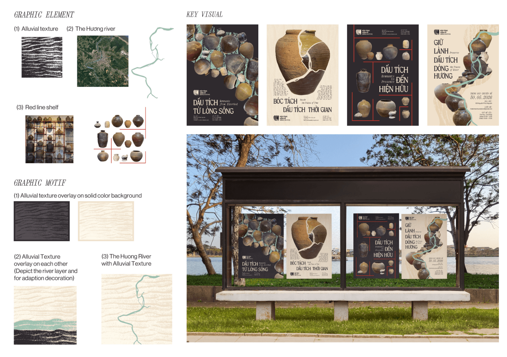 Visual identity for antique pottery museum branding, portfolio item 2