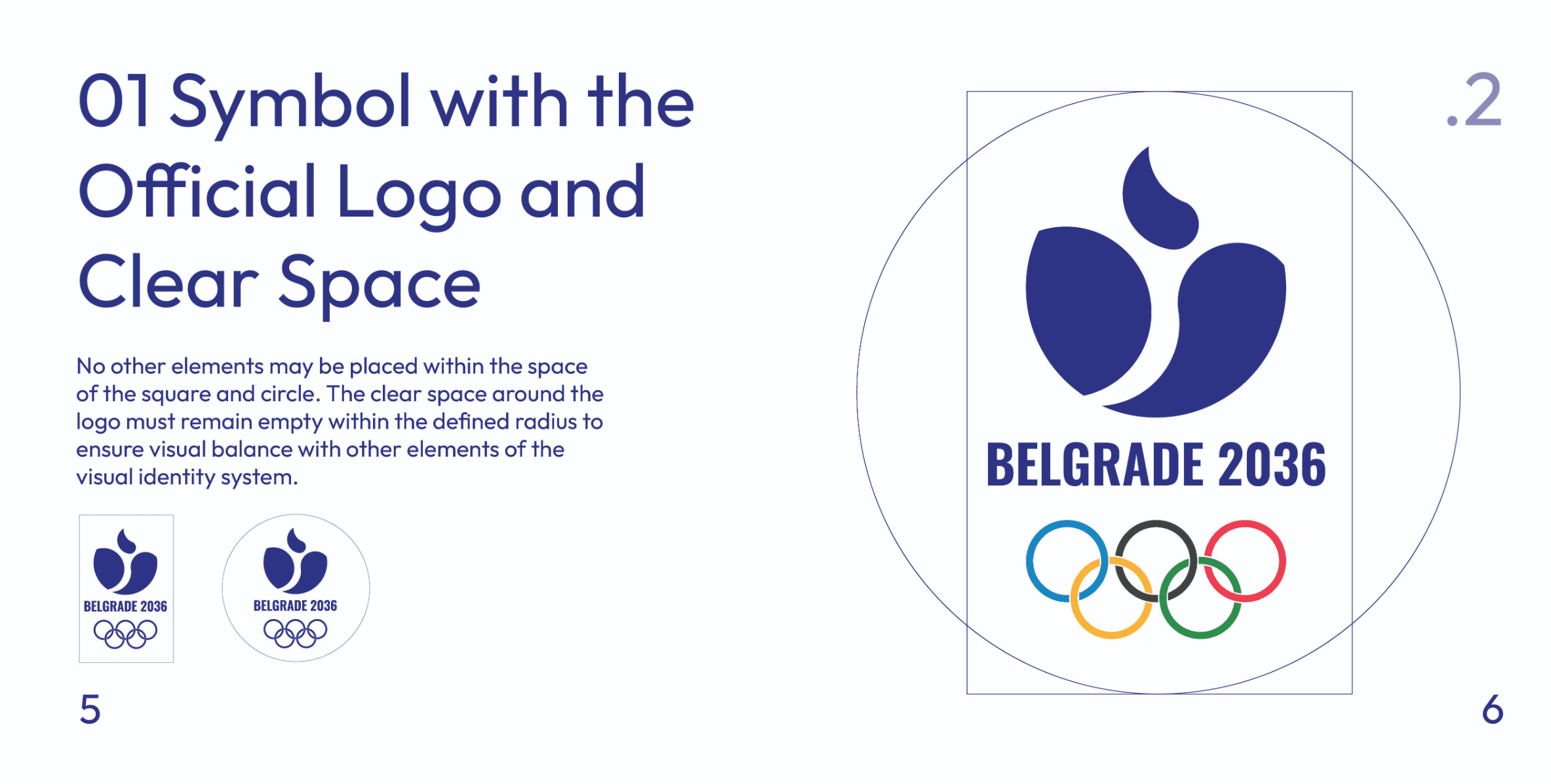 Visual Identity Design for the Belgrade 2036 Summer Olympic Games, portfolio item 5
