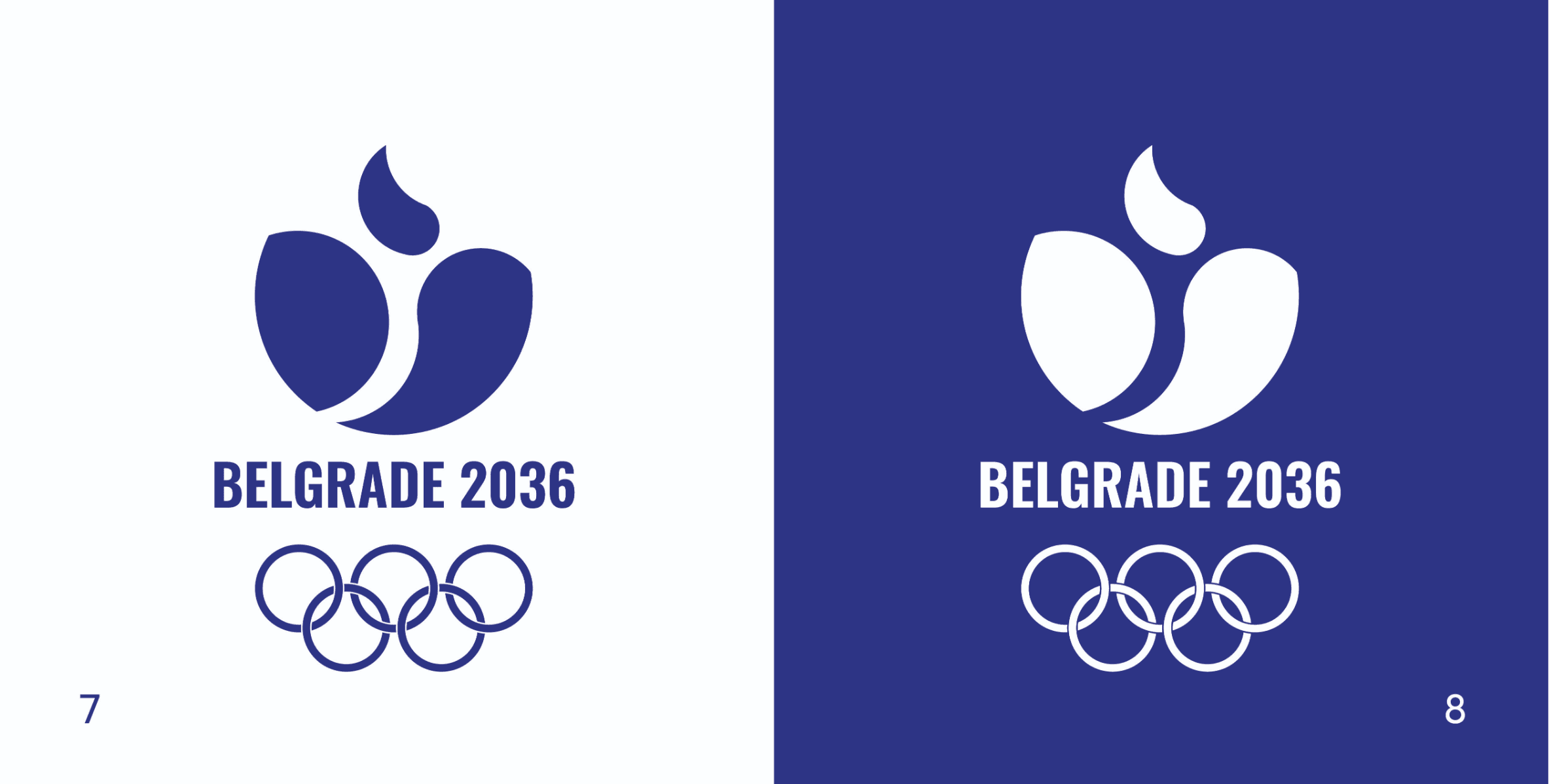 Visual Identity Design for the Belgrade 2036 Summer Olympic Games, portfolio item 6