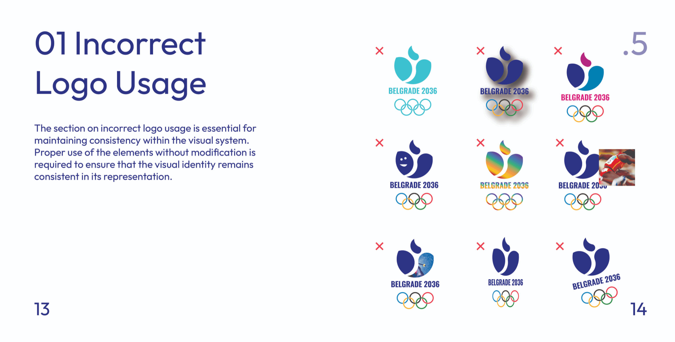 Visual Identity Design for the Belgrade 2036 Summer Olympic Games, portfolio item 9