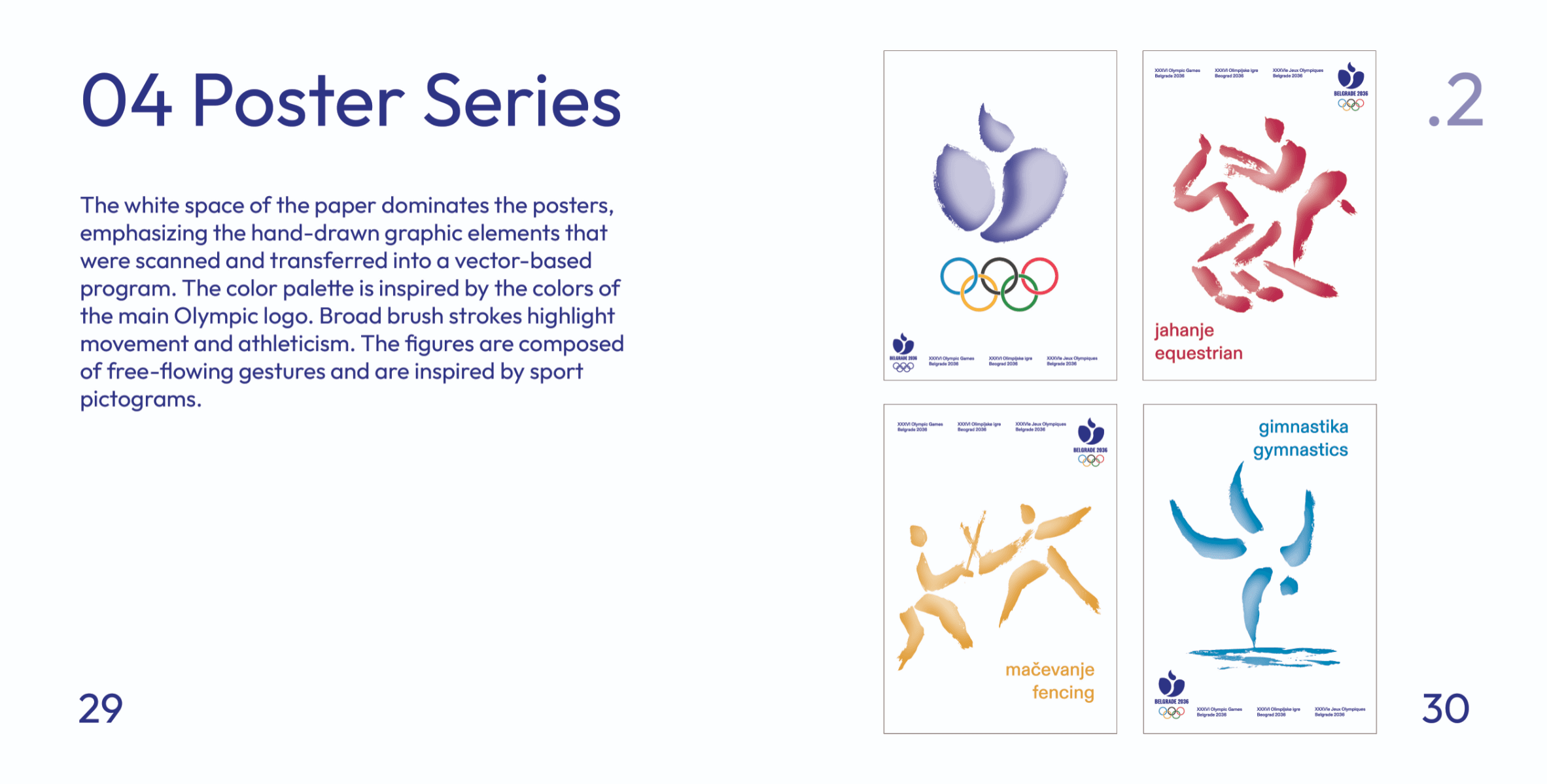 Visual Identity Design for the Belgrade 2036 Summer Olympic Games, portfolio item 17