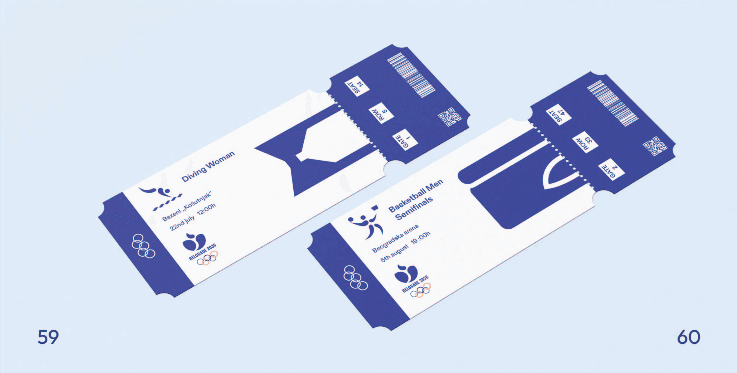 Visual Identity Design for the Belgrade 2036 Summer Olympic Games, portfolio item 32