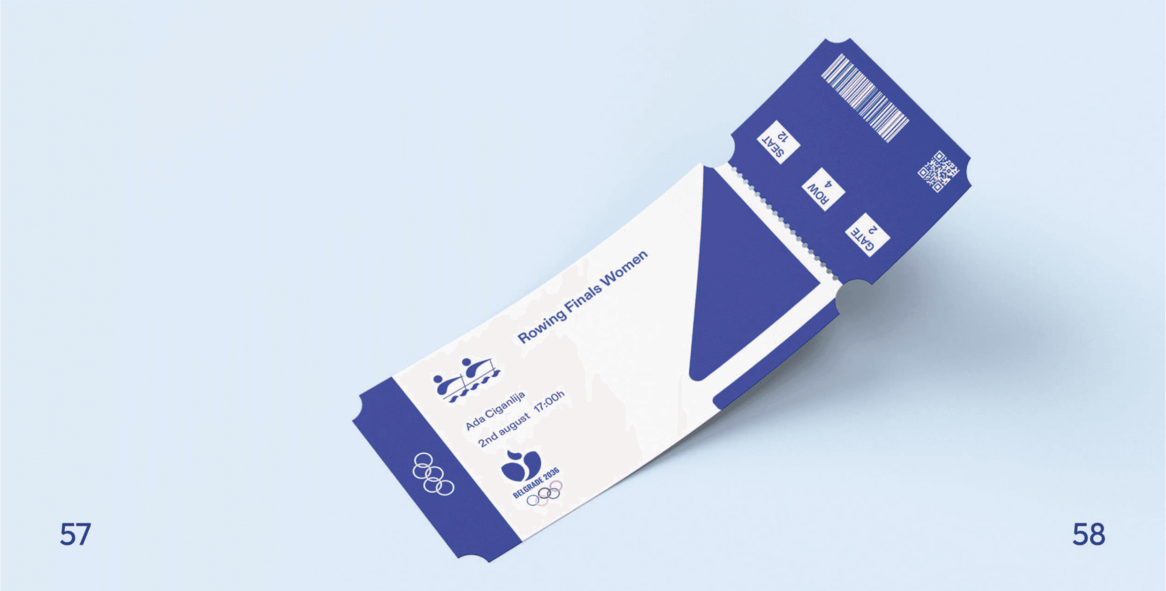 Visual Identity Design for the Belgrade 2036 Summer Olympic Games, portfolio item 31