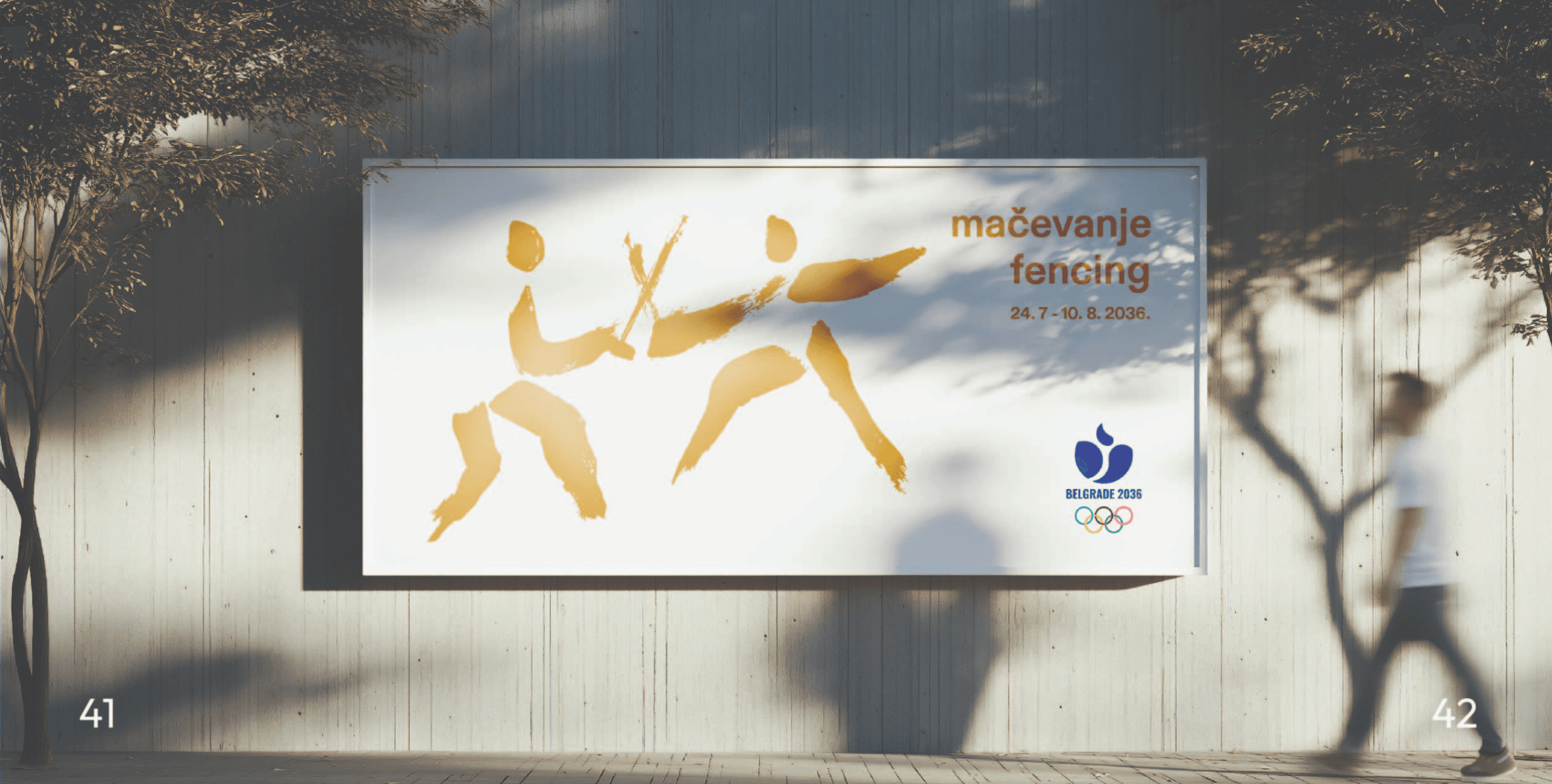 Visual Identity Design for the Belgrade 2036 Summer Olympic Games, portfolio item 23