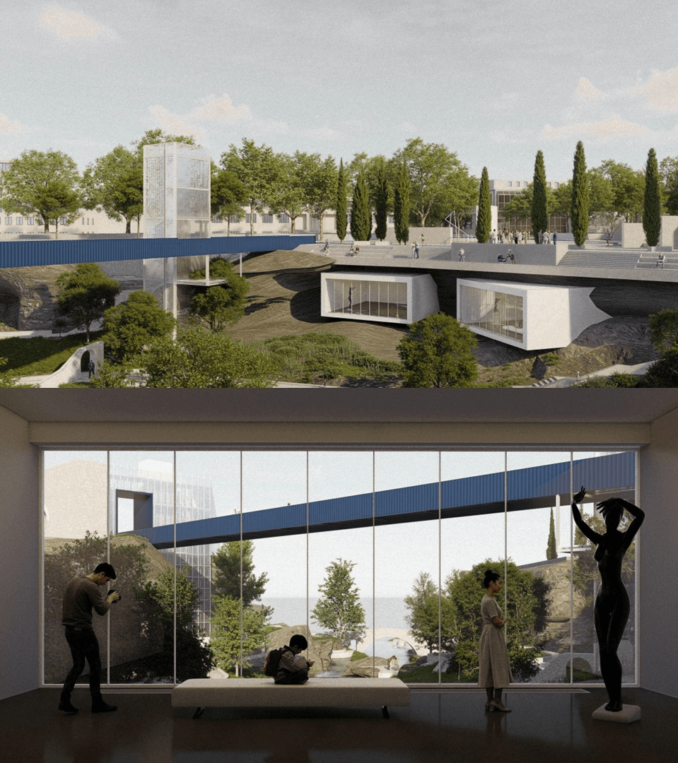 ARTICULATION OF URBAN EDGES – REACTIVATING THE RIBNICA AS pODGORICA'S URBAN CLASP, portfolio item 13