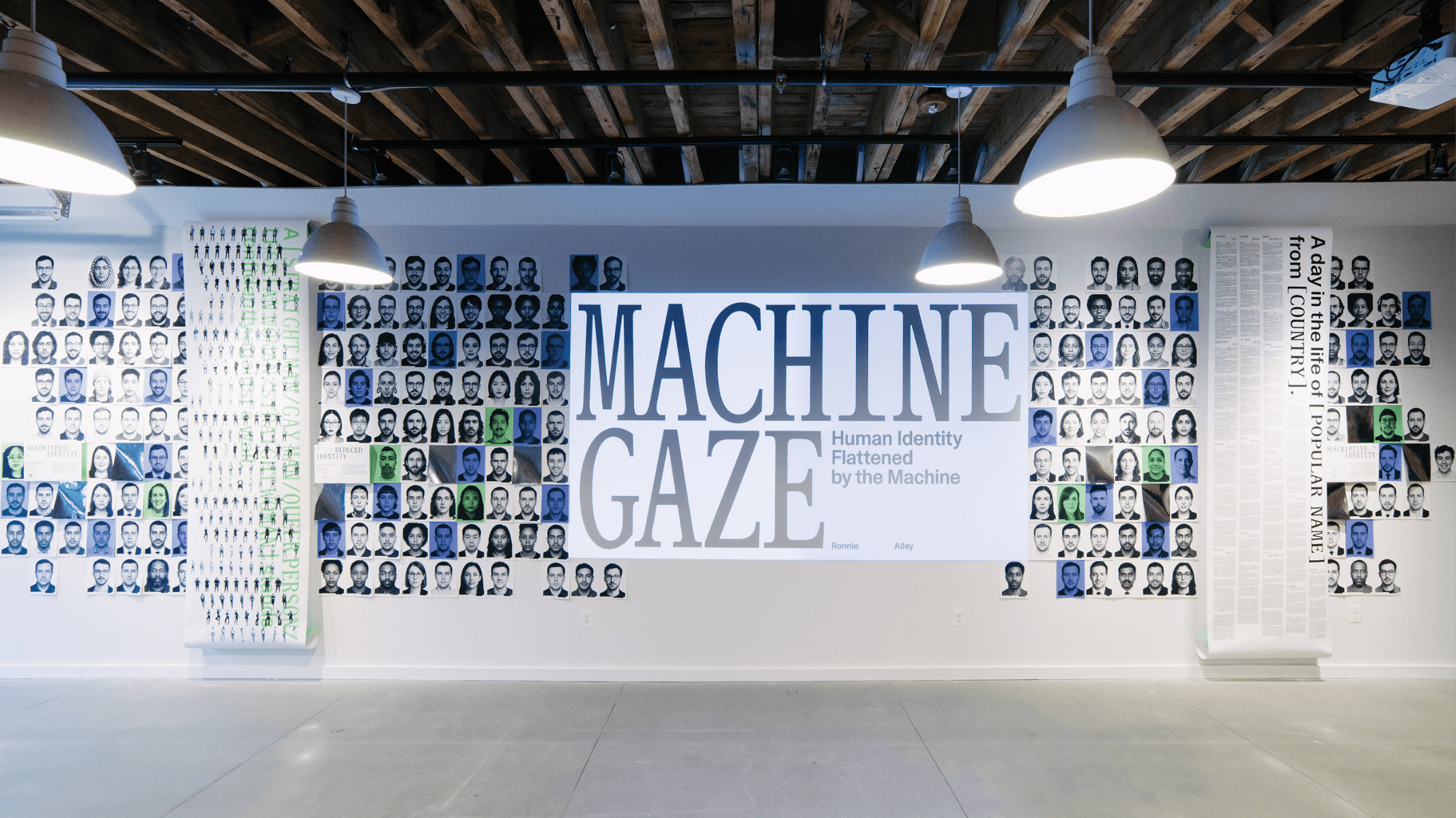 Machine Gaze: human identity flattened by the machine, portfolio item 6