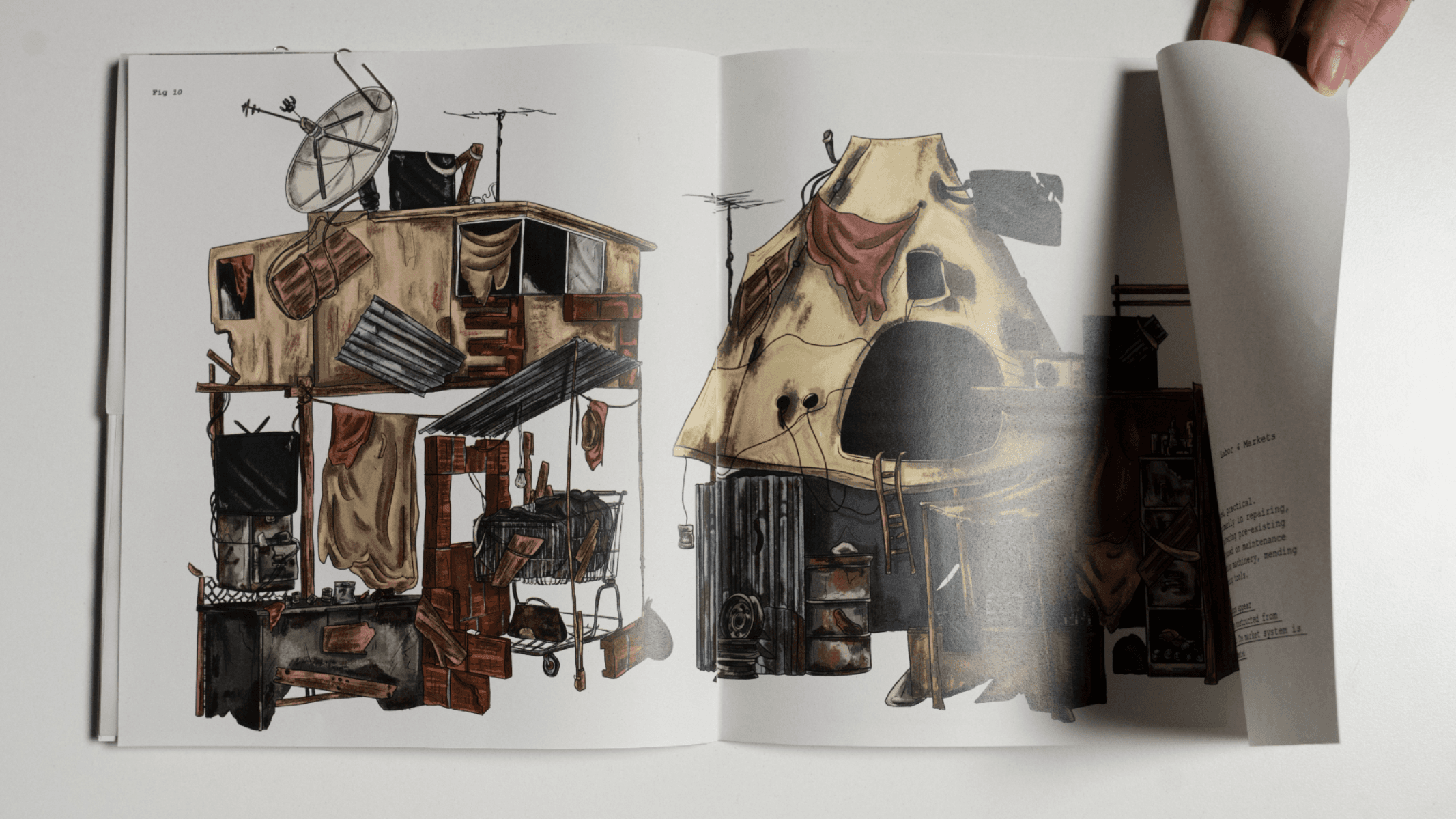 Al-Haif A Speculative Illustrated Journal, portfolio item 1