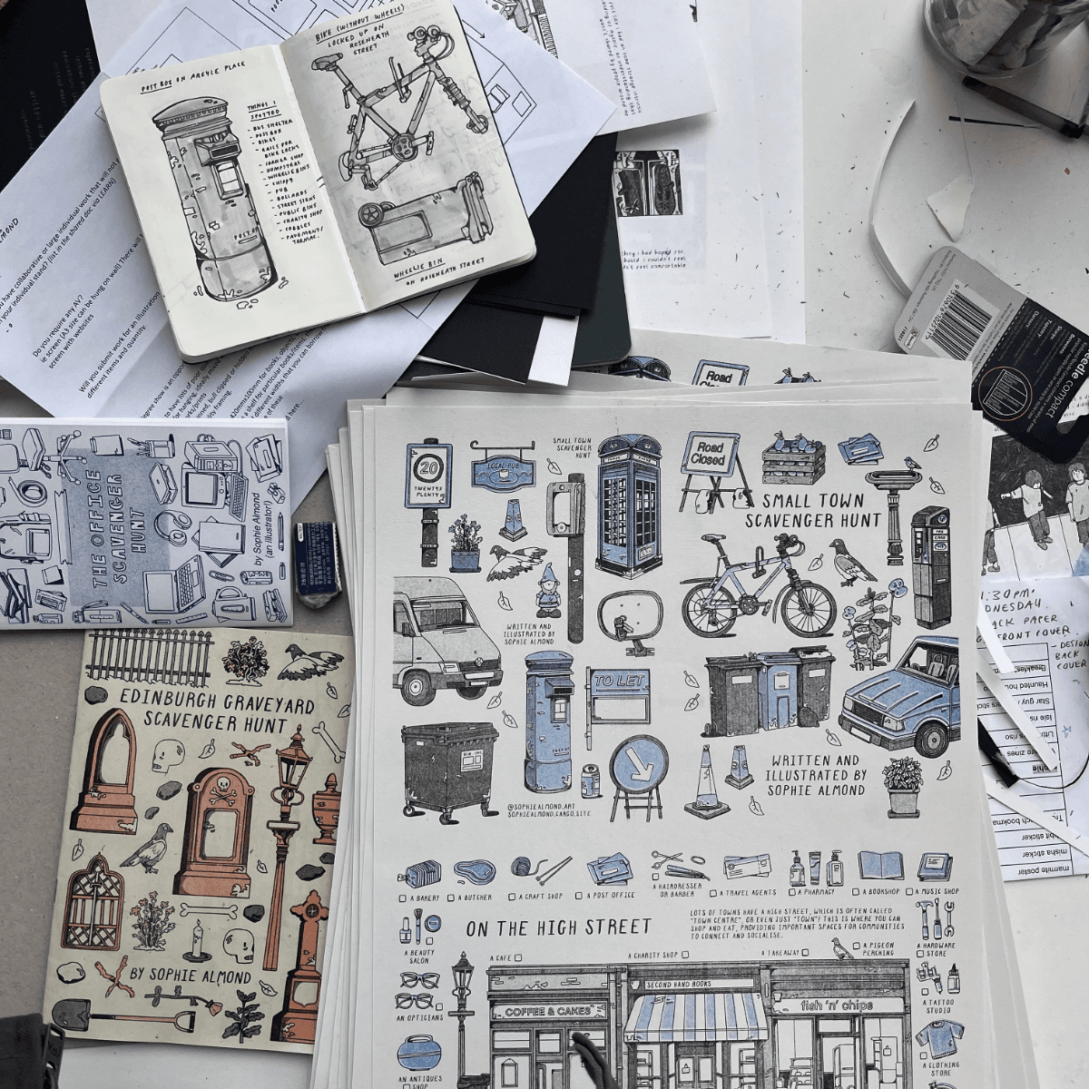 Scavenger hunt zine series, portfolio item 13