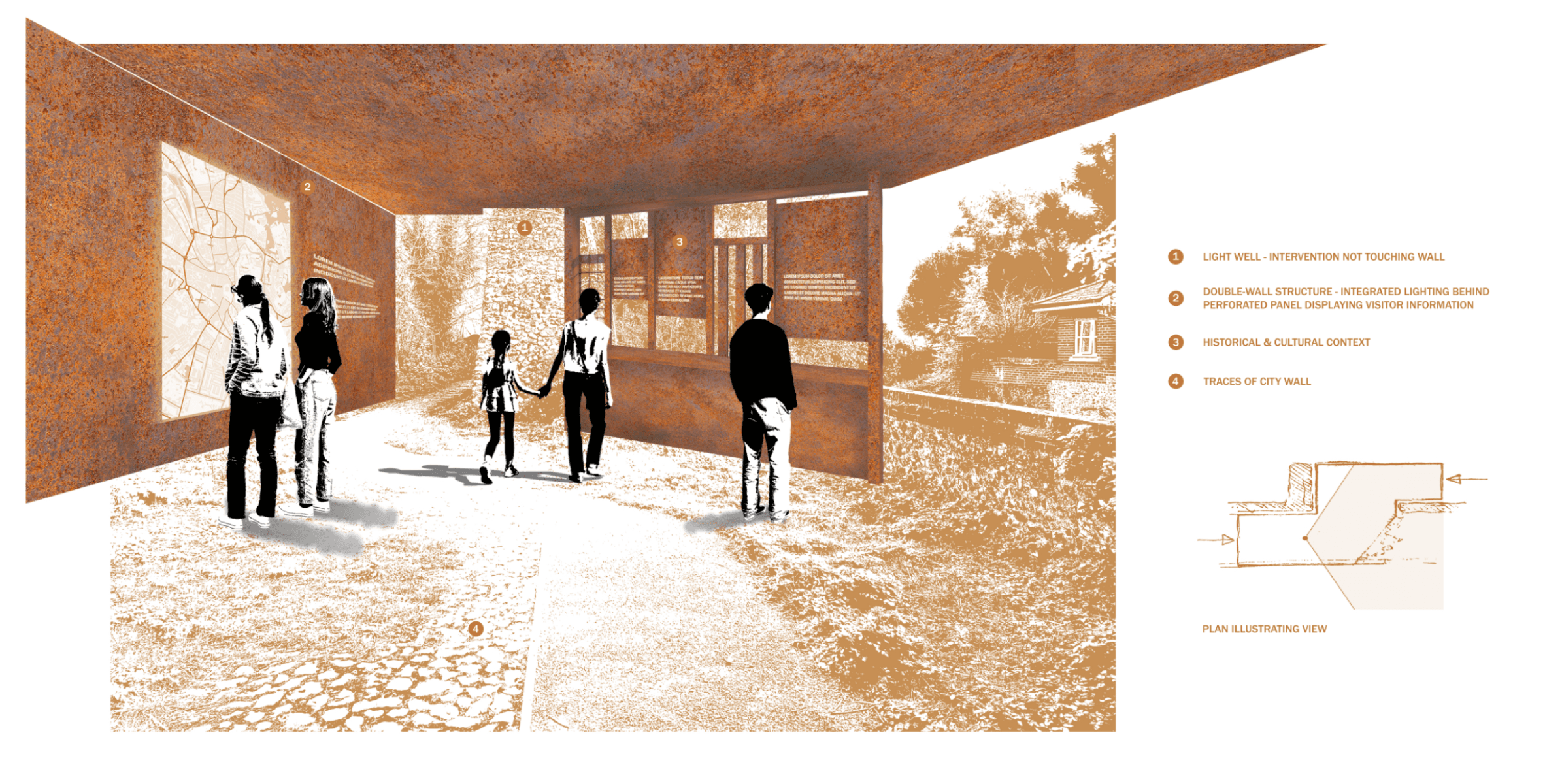 JOURNEY OF DISCOVERY - Norwich CITY WALLS, portfolio item 7
