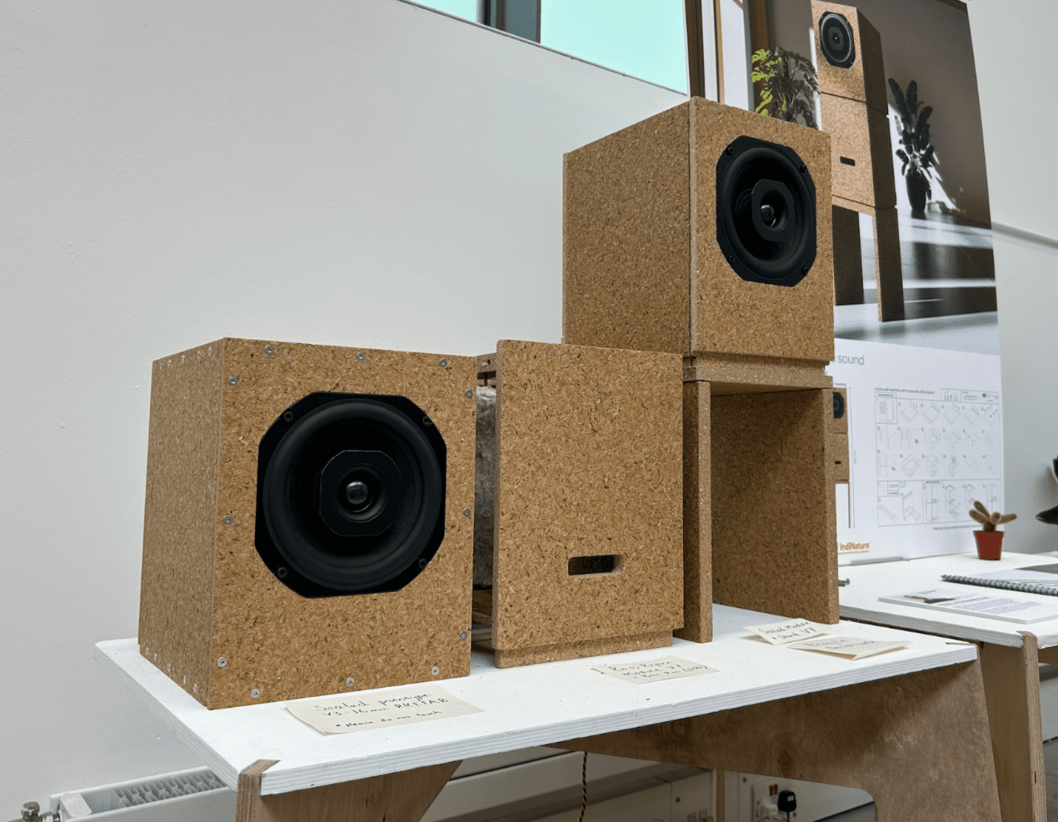 Ohmen 1: A self-assembly modular loudspeaker made from Rice husk, portfolio item 2