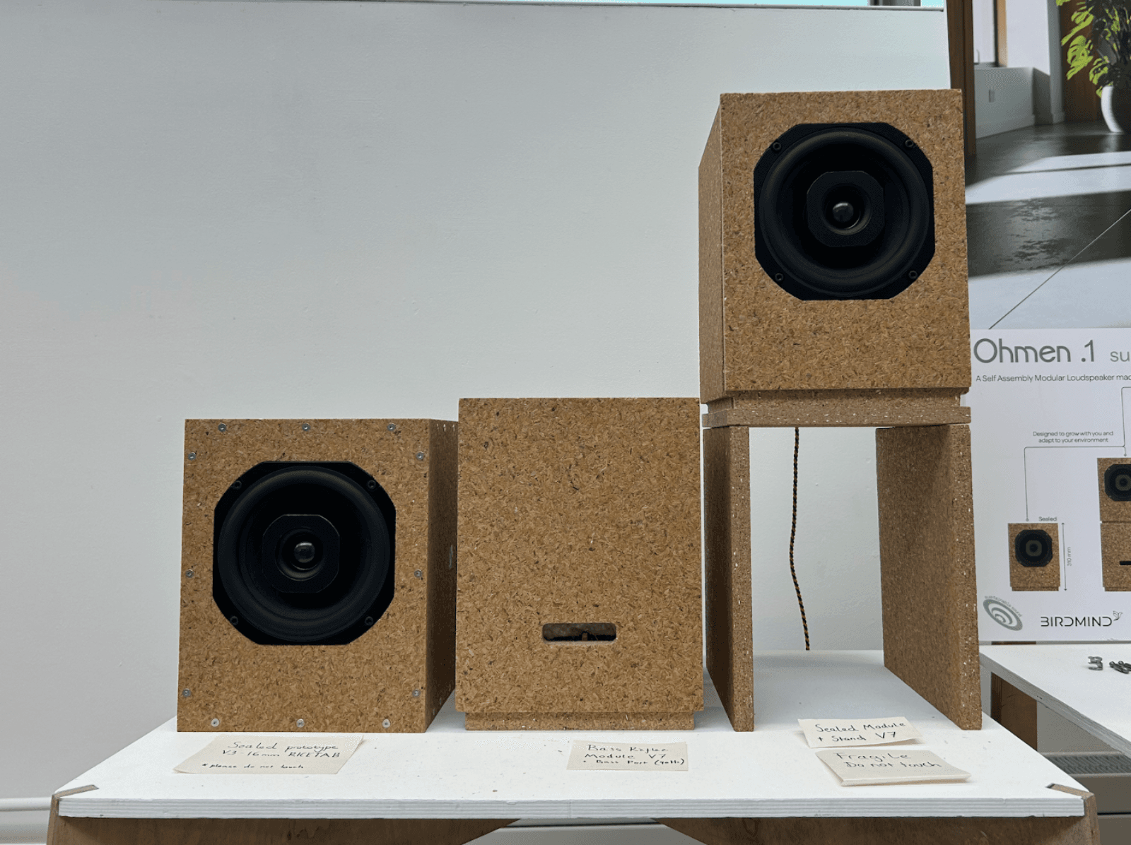 Ohmen 1: A self-assembly modular loudspeaker made from Rice husk, portfolio item 5