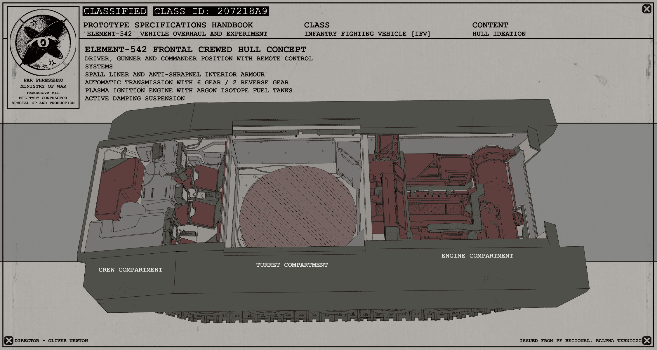 Incursion: prototype infantry fighting vehicle, portfolio item 2