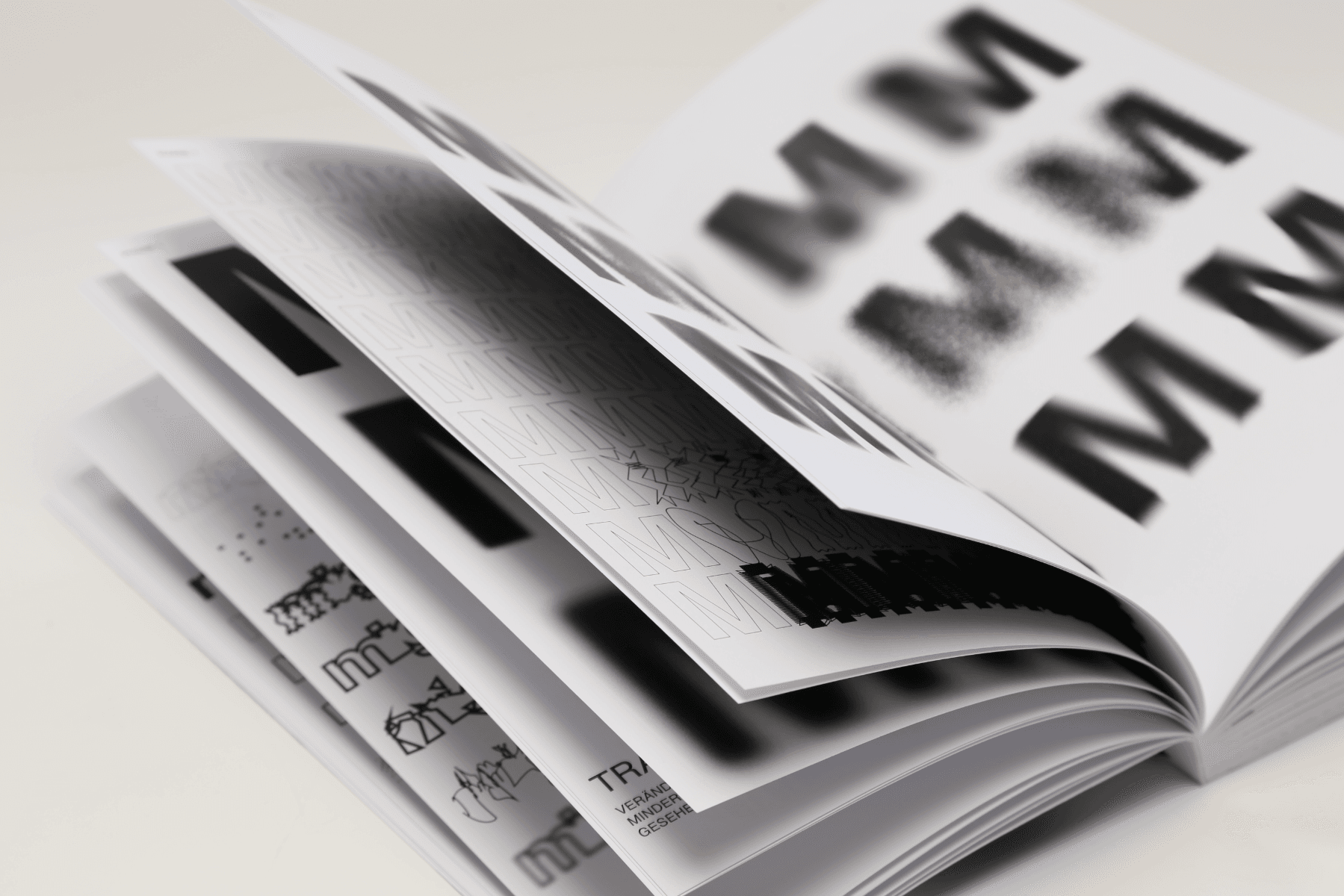 Experimental Type Design on Migration, portfolio item 24