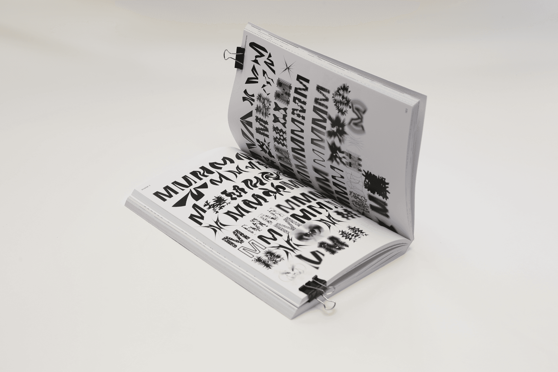 Experimental Type Design on Migration, portfolio item 22