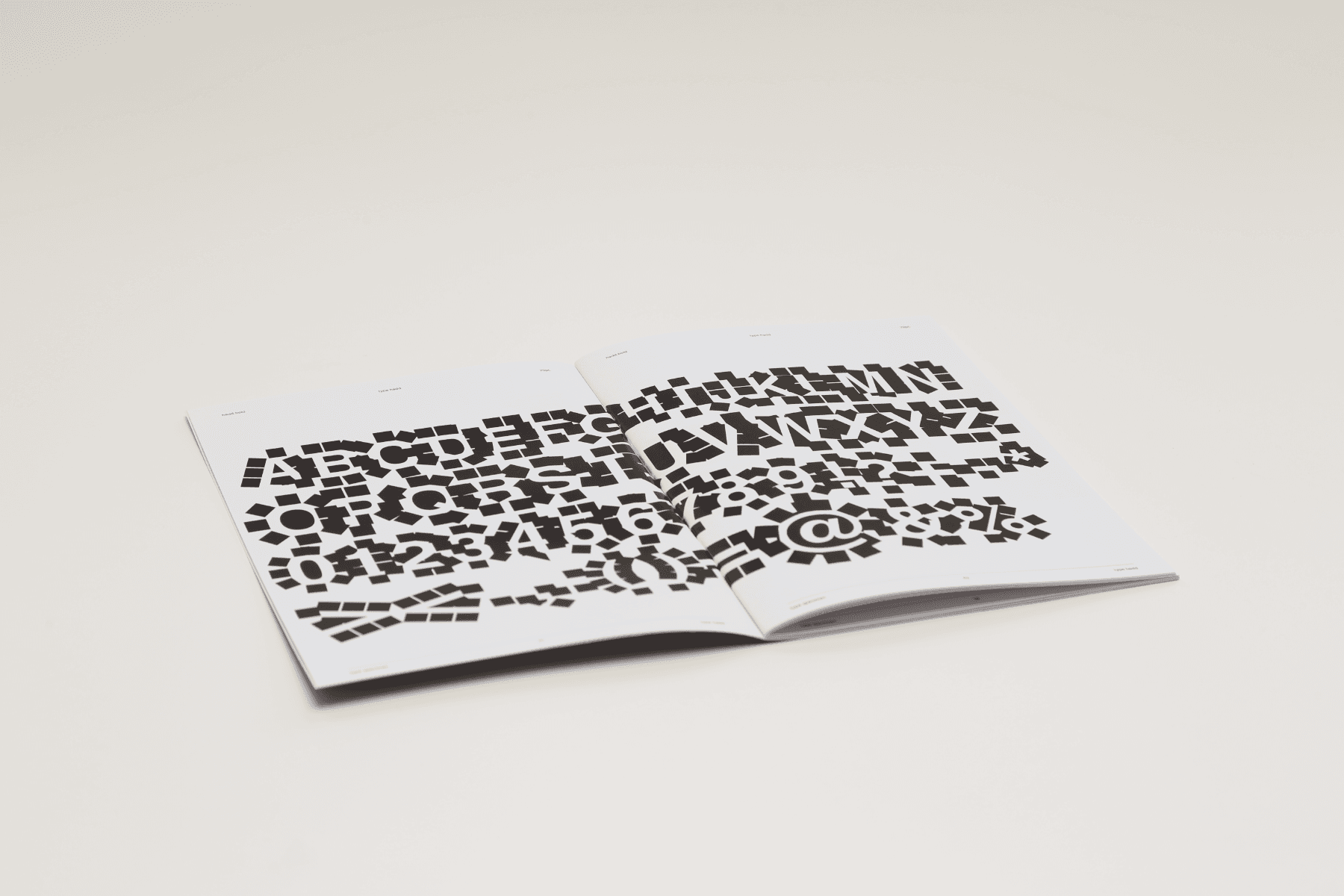 Experimental Type Design on Migration, portfolio item 15