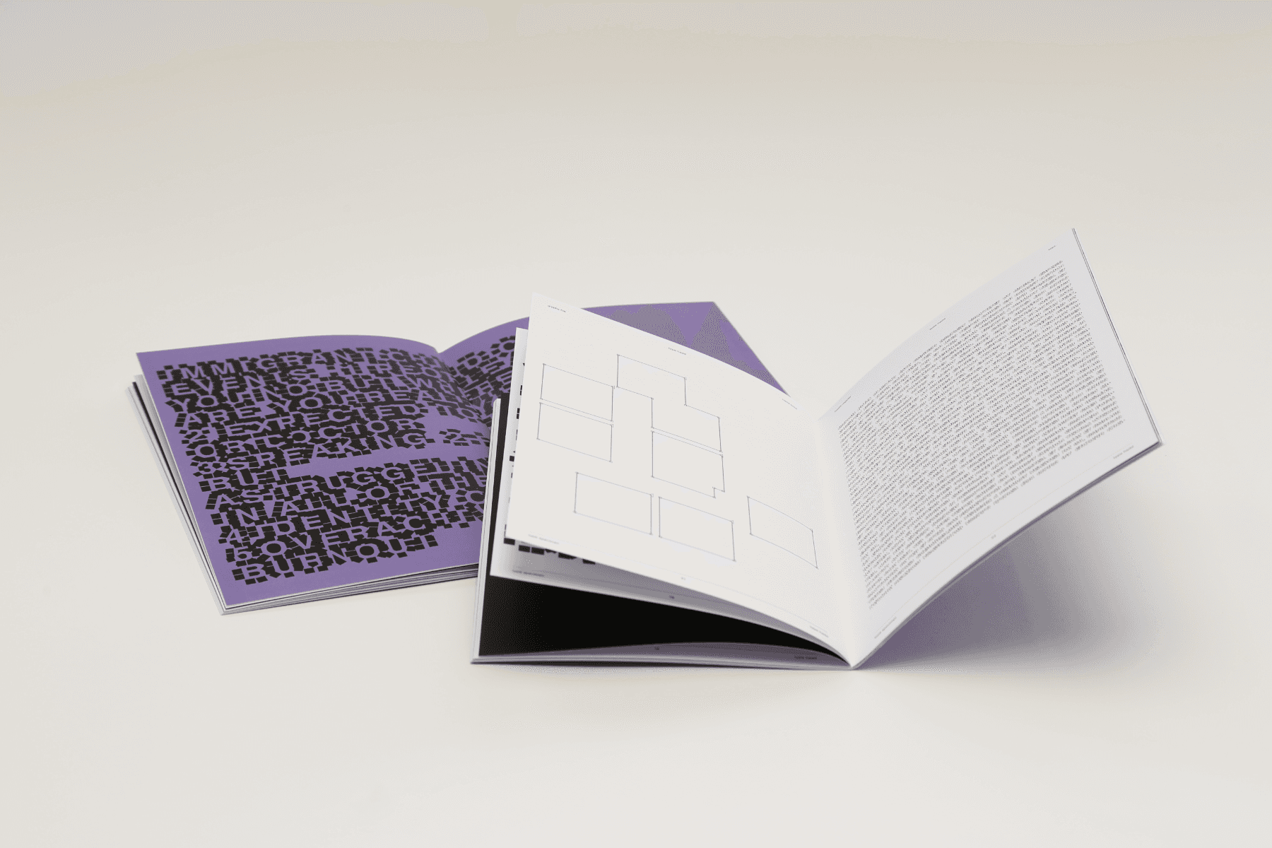 Experimental Type Design on Migration, portfolio item 18