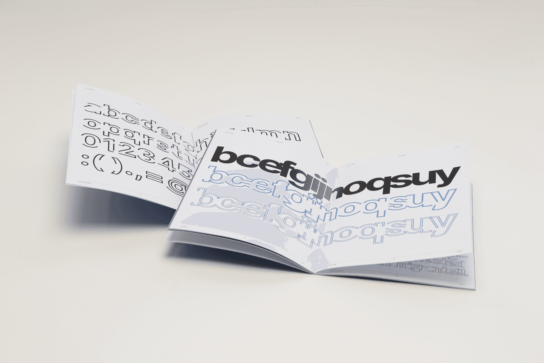 Experimental Type Design on Migration, portfolio item 6