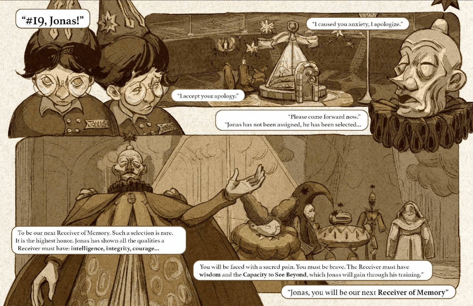 The Giver: a graphic novel, portfolio item 1