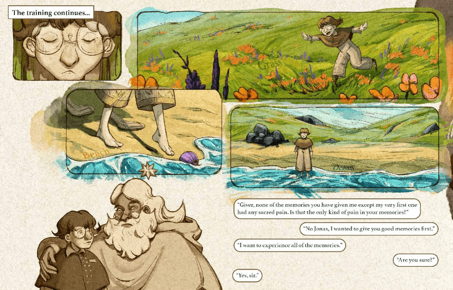 The Giver: a graphic novel, portfolio item 5