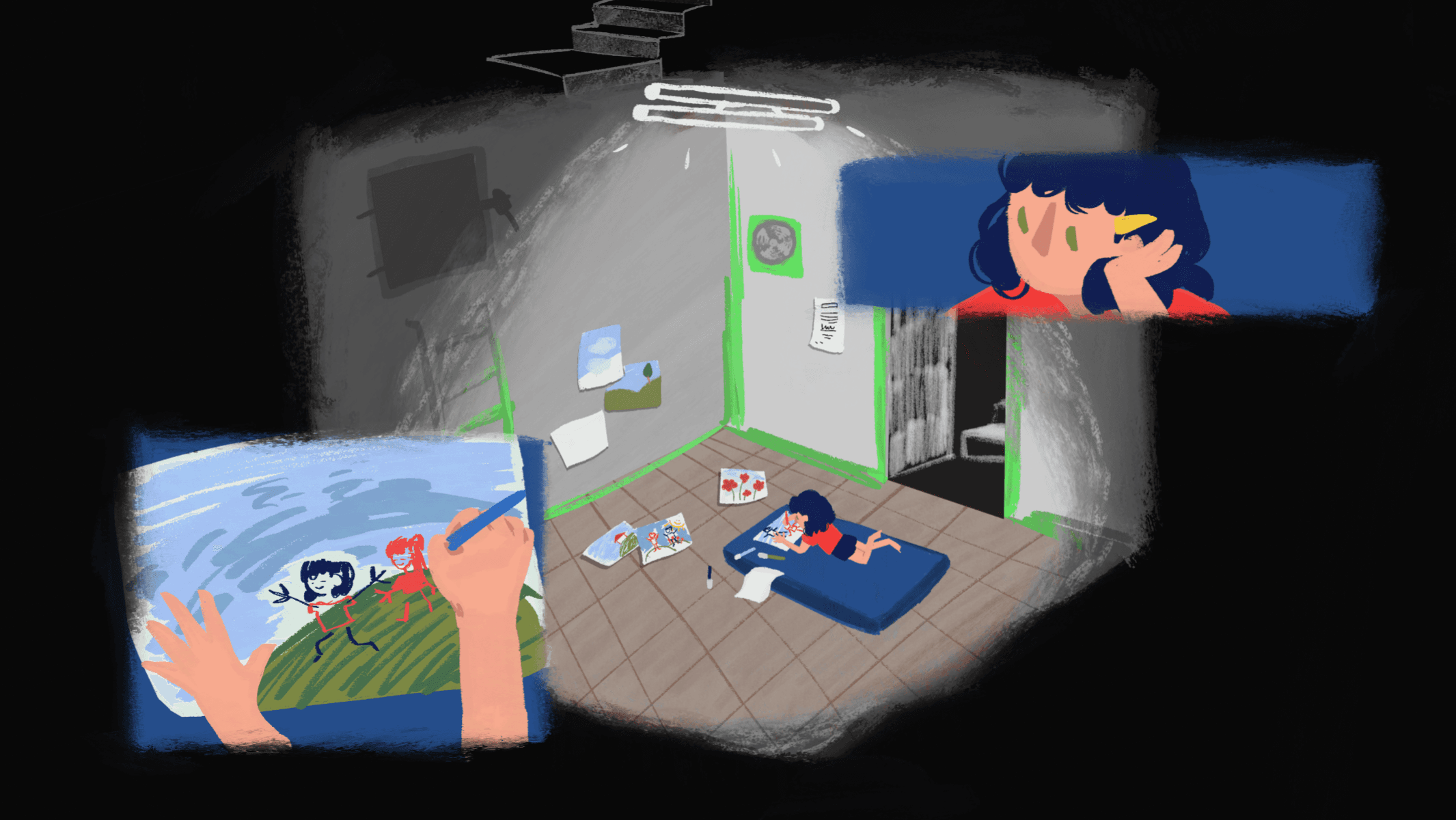 "Impossible" animated music clip, portfolio item 2