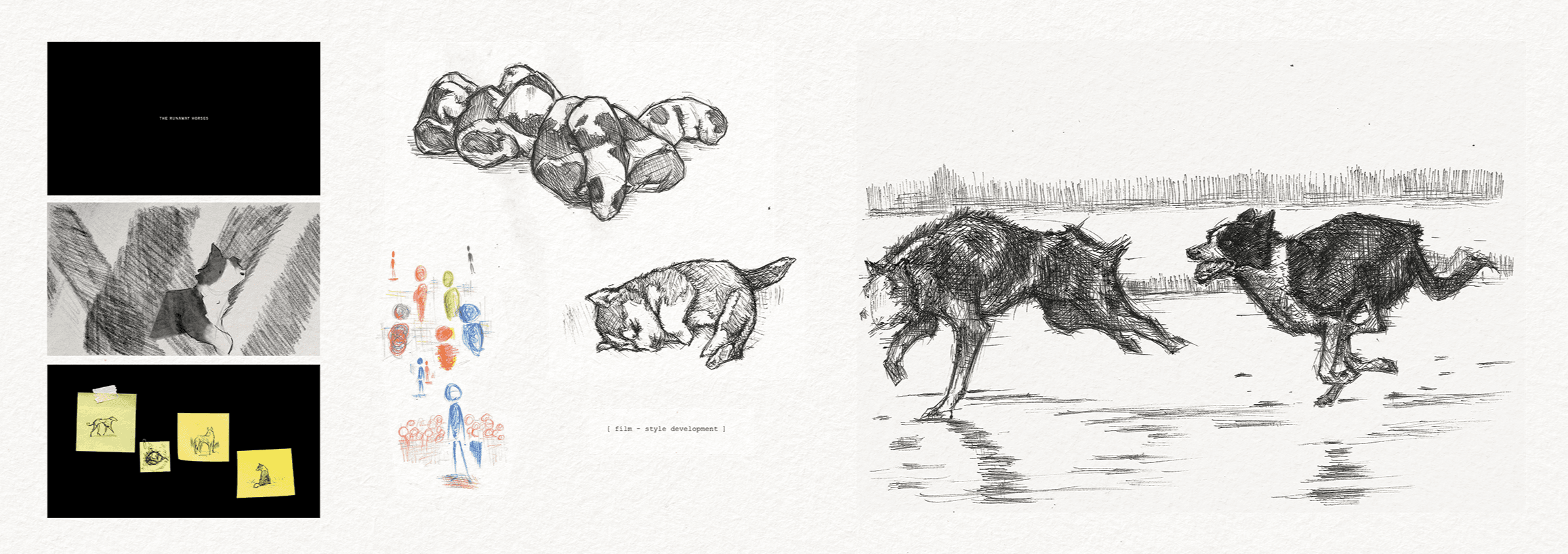 The runaway horses, portfolio item 7