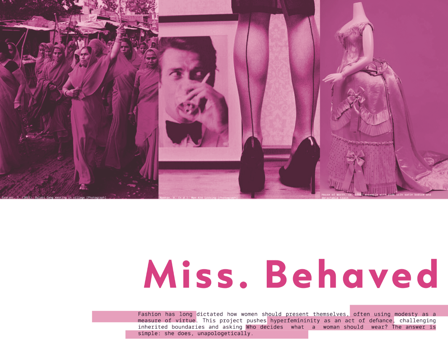 Miss. behaved, portfolio item 1