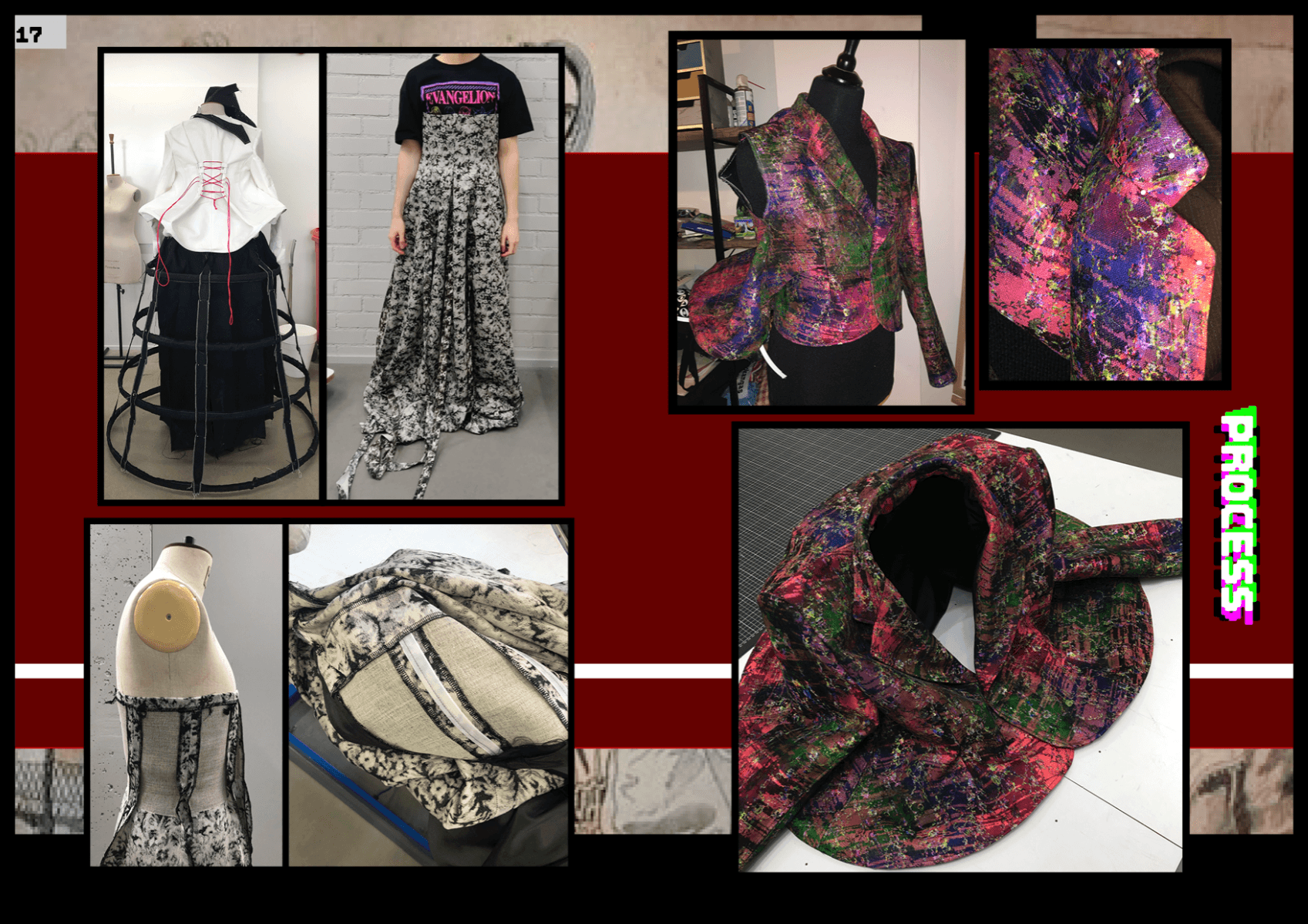 HANg, freeze, crash - video game and hardware glitches meet victorian fashion, portfolio item 21