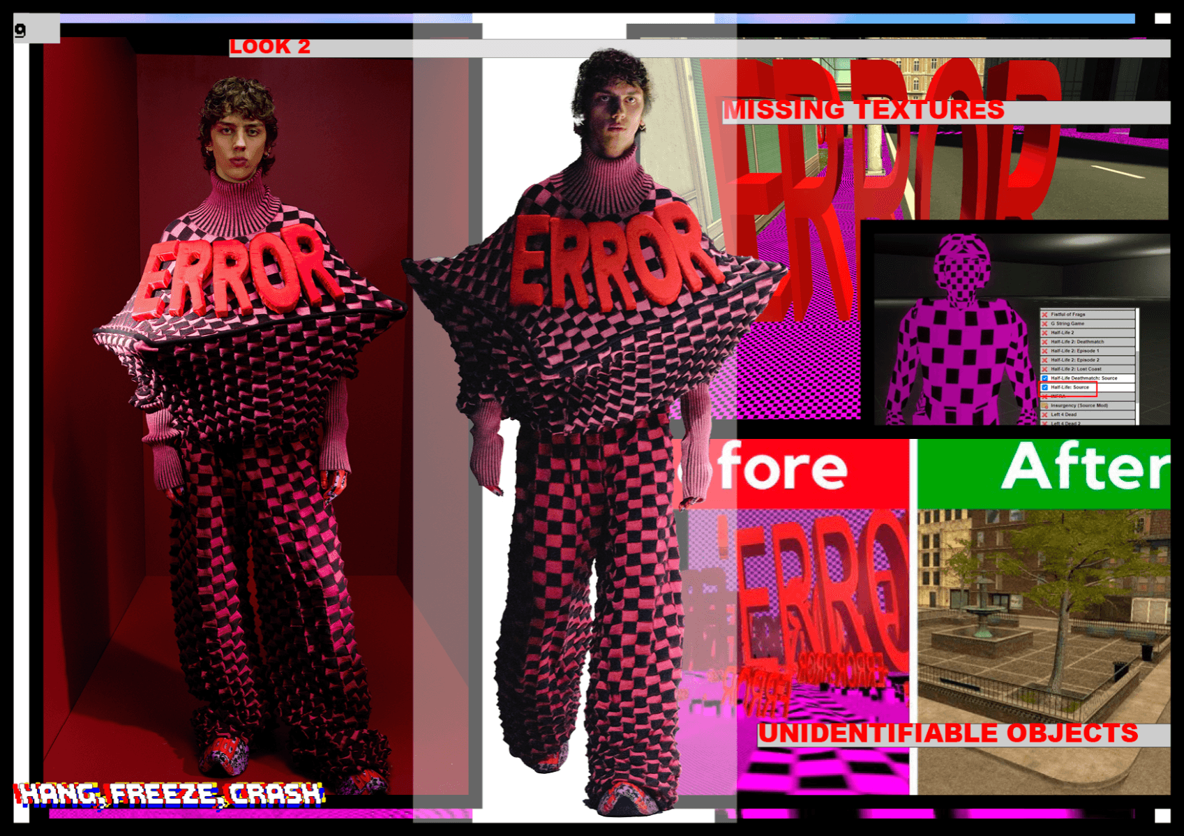 HANg, freeze, crash - video game and hardware glitches meet victorian fashion, portfolio item 13
