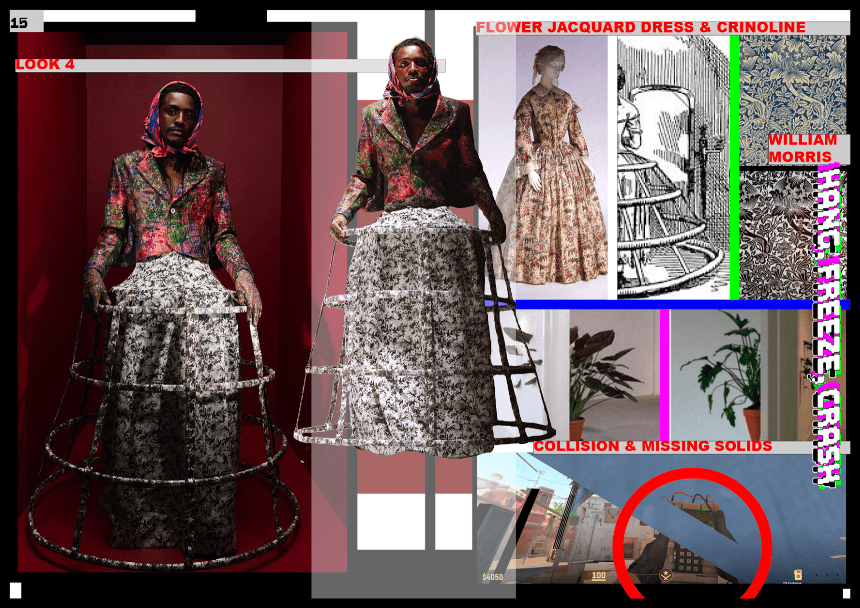 HANg, freeze, crash - video game and hardware glitches meet victorian fashion, portfolio item 19