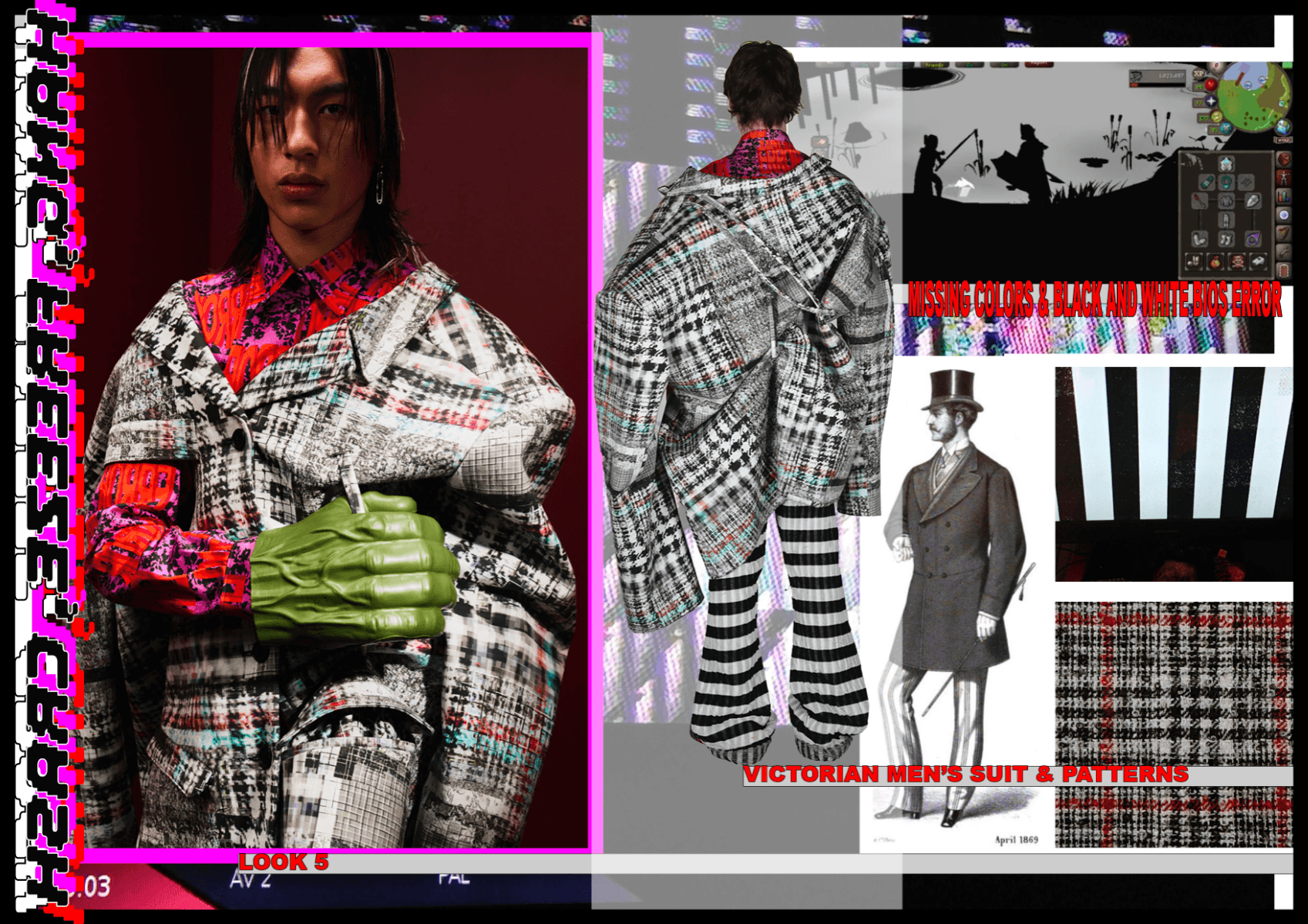 HANg, freeze, crash - video game and hardware glitches meet victorian fashion, portfolio item 22
