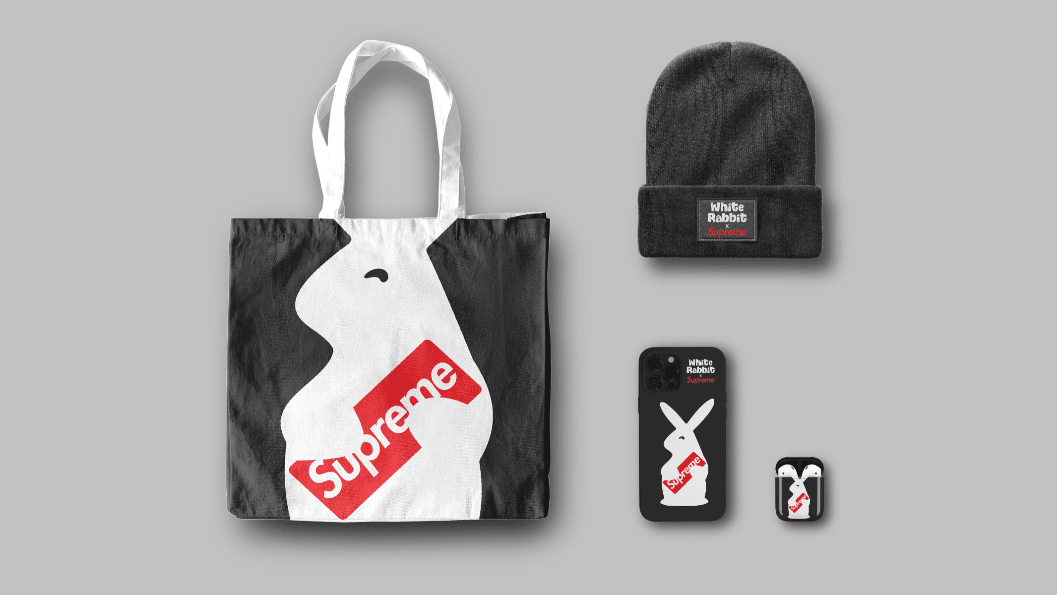 White rabbit candy package design, portfolio item 9