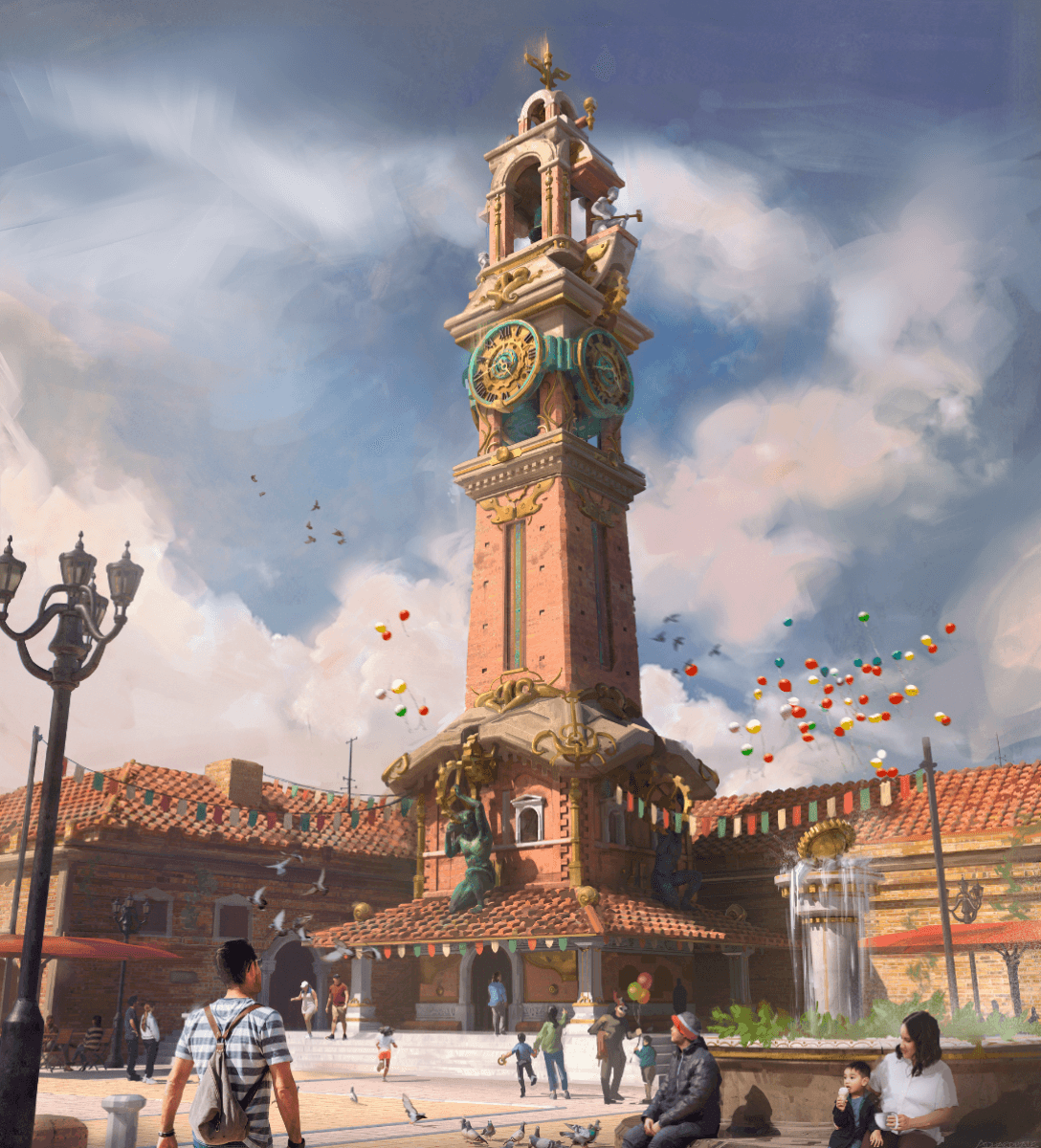 Clockpark - theme park concept, portfolio item 1