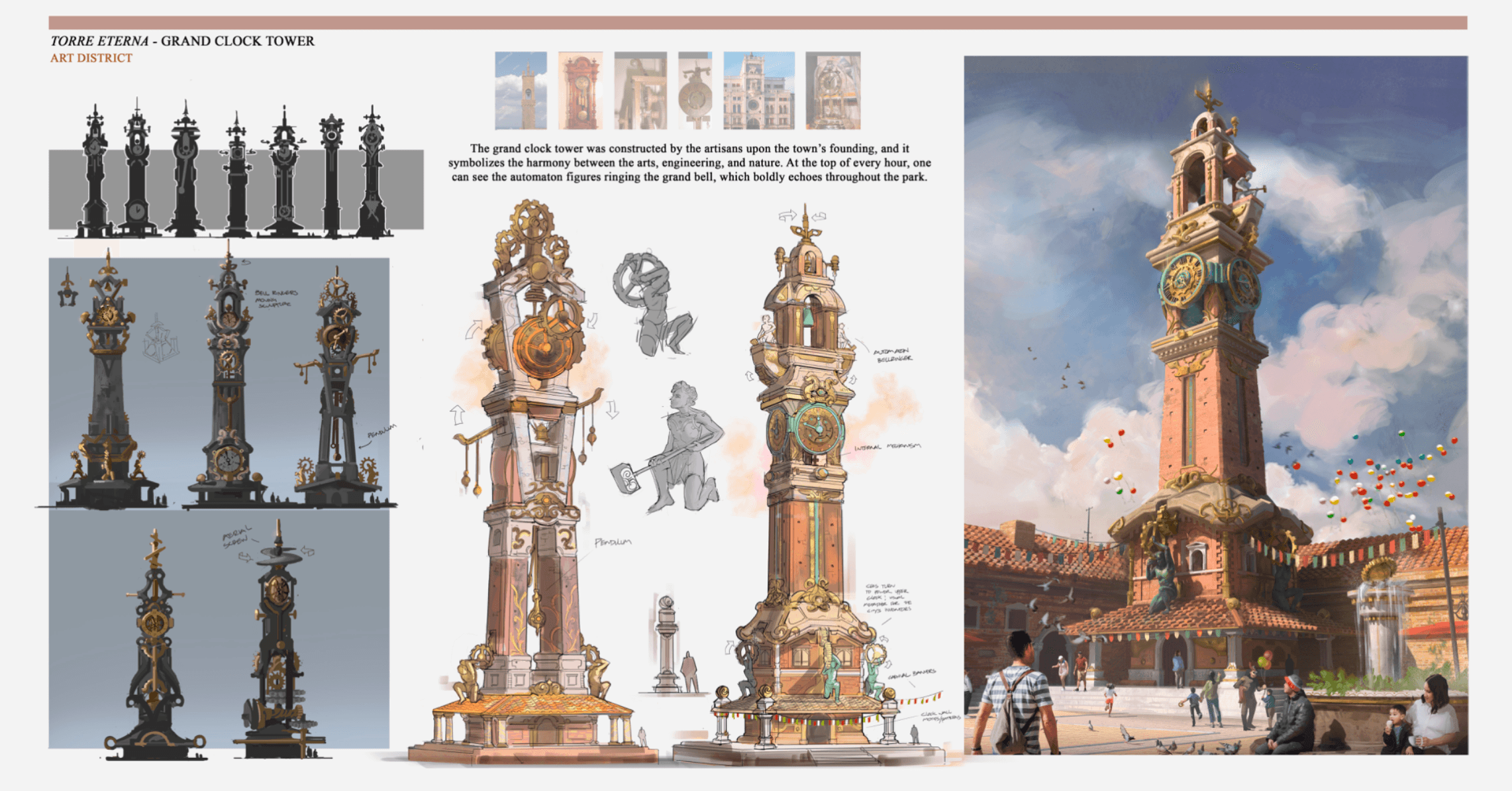 Clockpark - theme park concept, portfolio item 2
