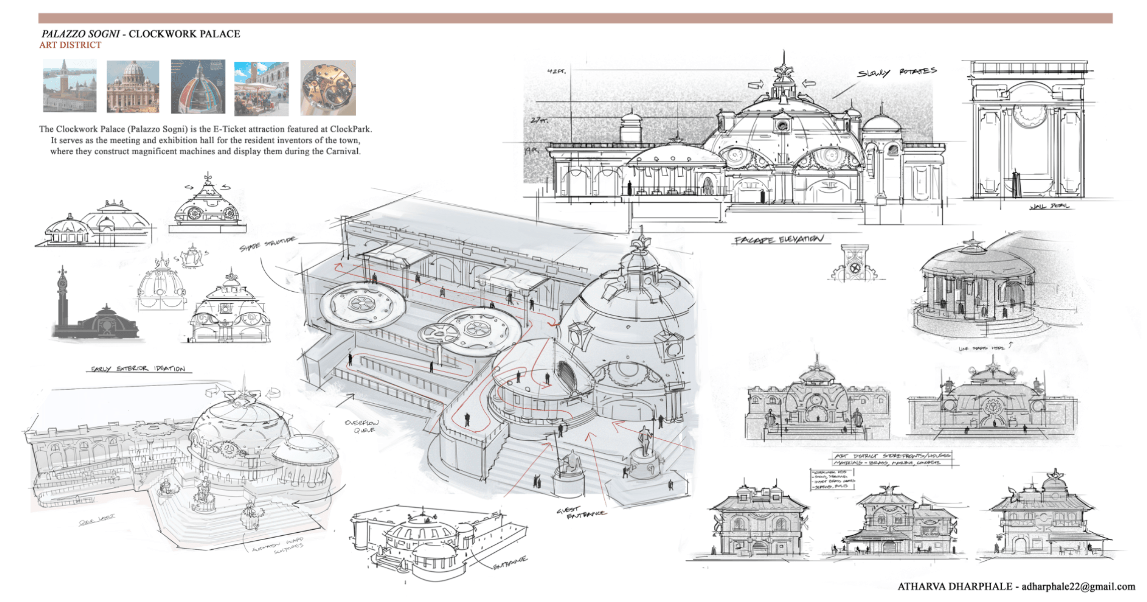 Clockpark - theme park concept, portfolio item 3