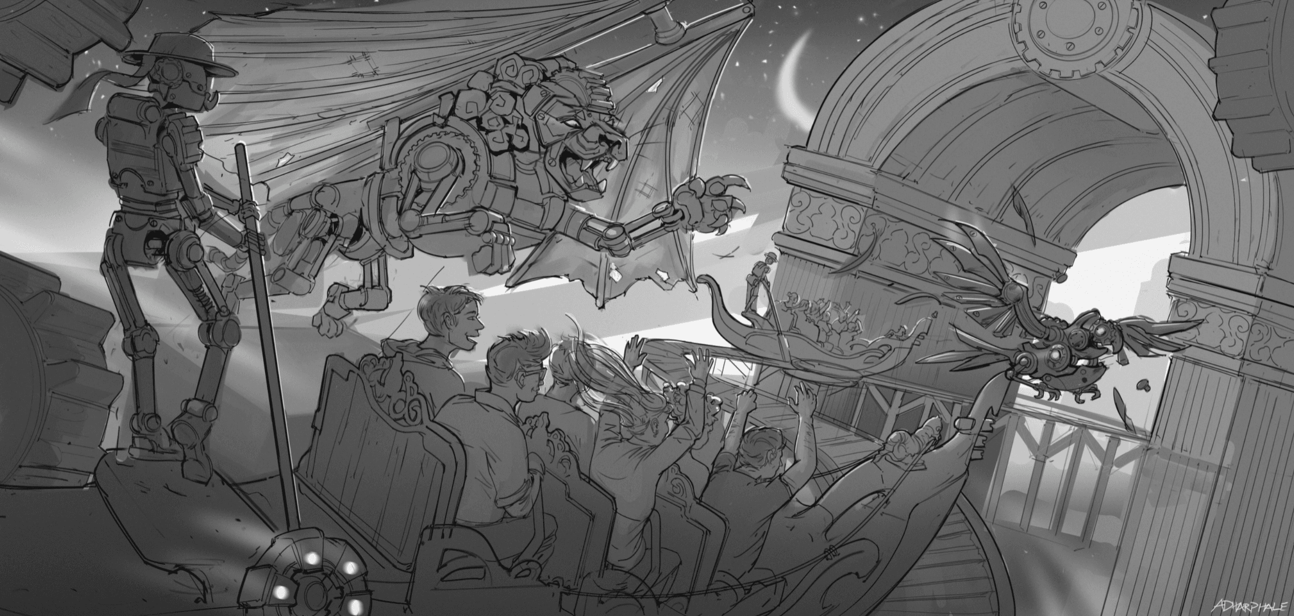 Clockpark - theme park concept, portfolio item 9