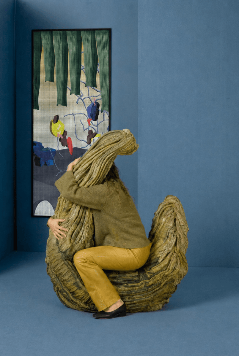 Hybrid surfaces, textile as a portal, portfolio item 1