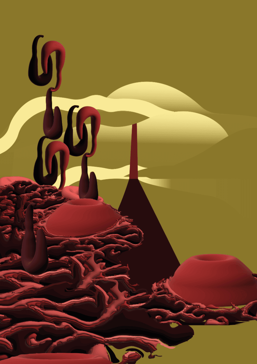 Hybrid surfaces, textile as a portal, portfolio item 13