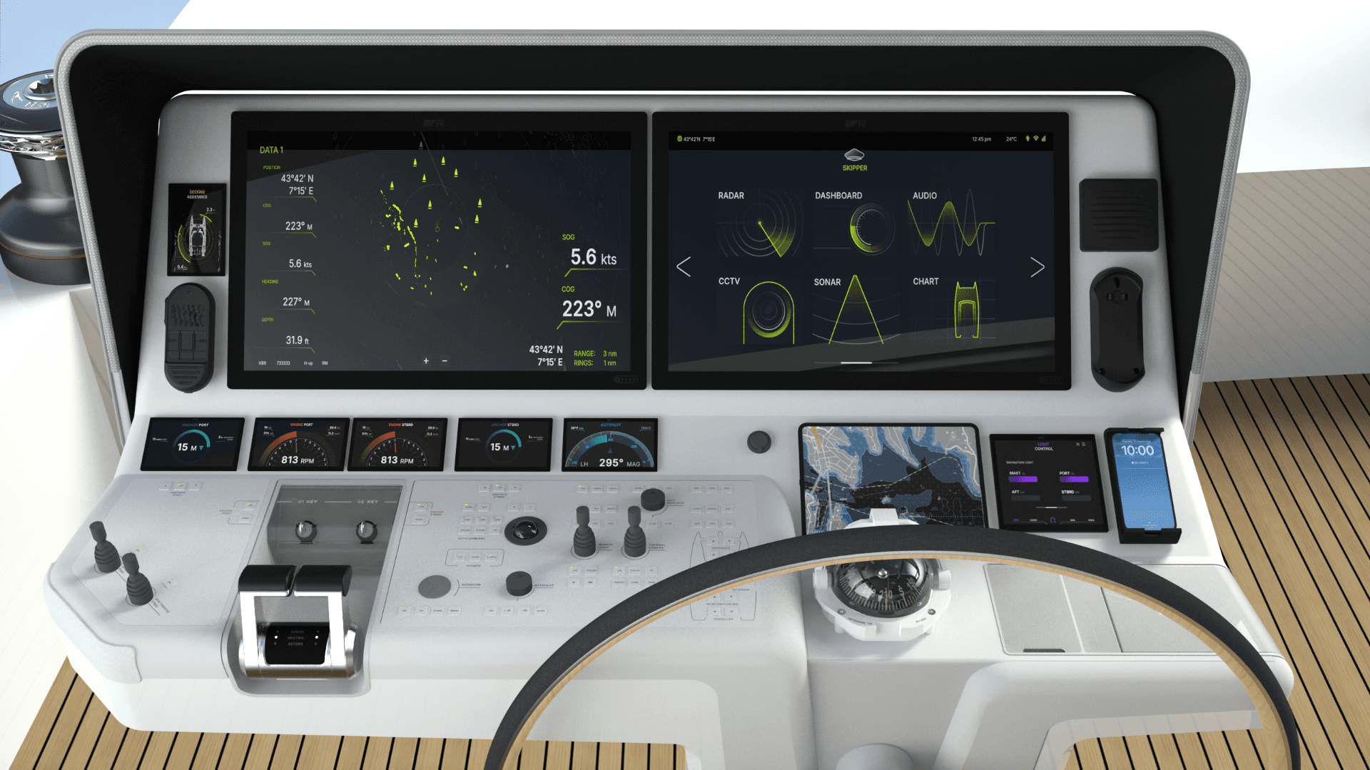 Helm Station for sailing catamarans, portfolio item 8