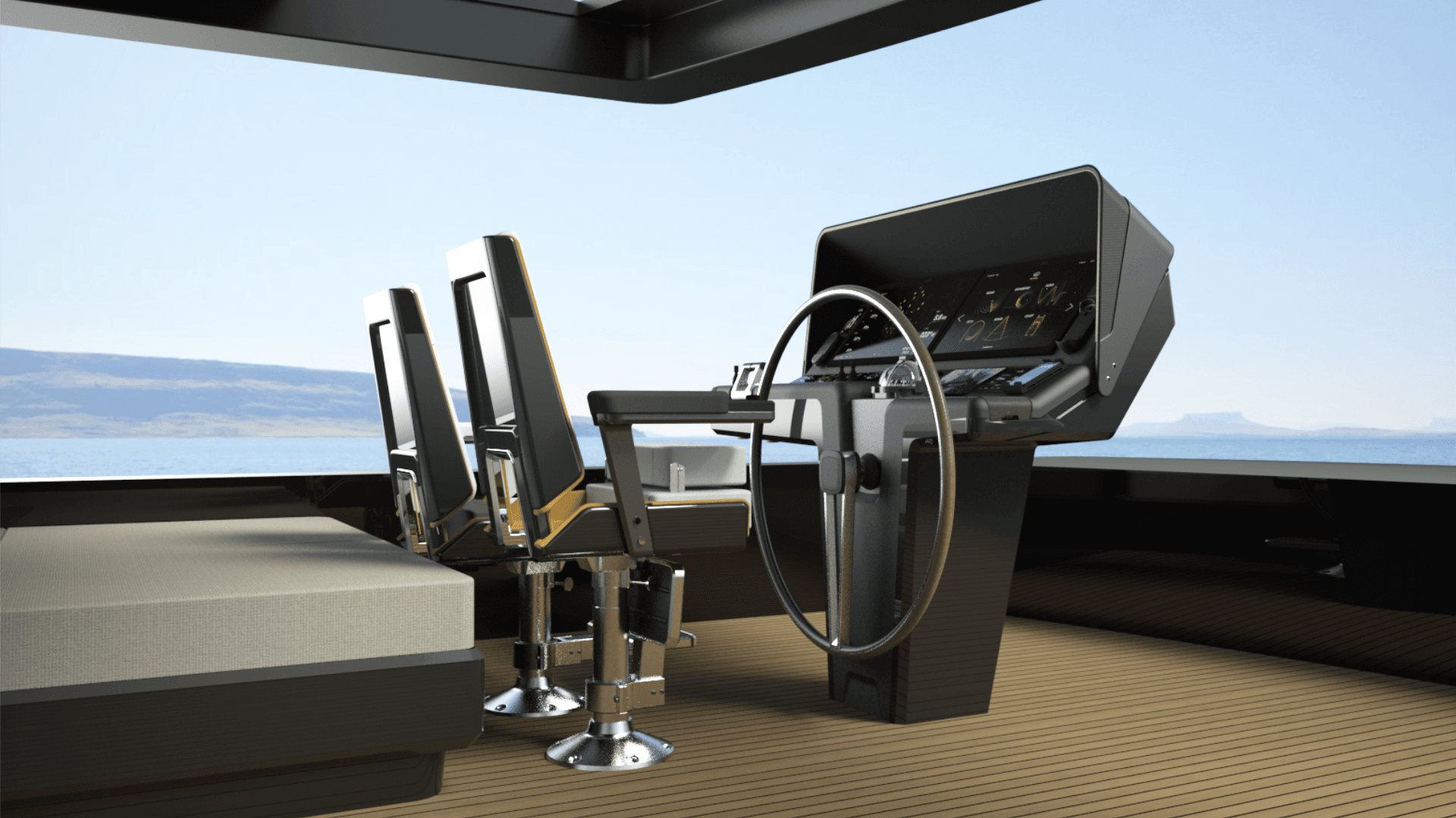 Helm Station for sailing catamarans, portfolio item 7