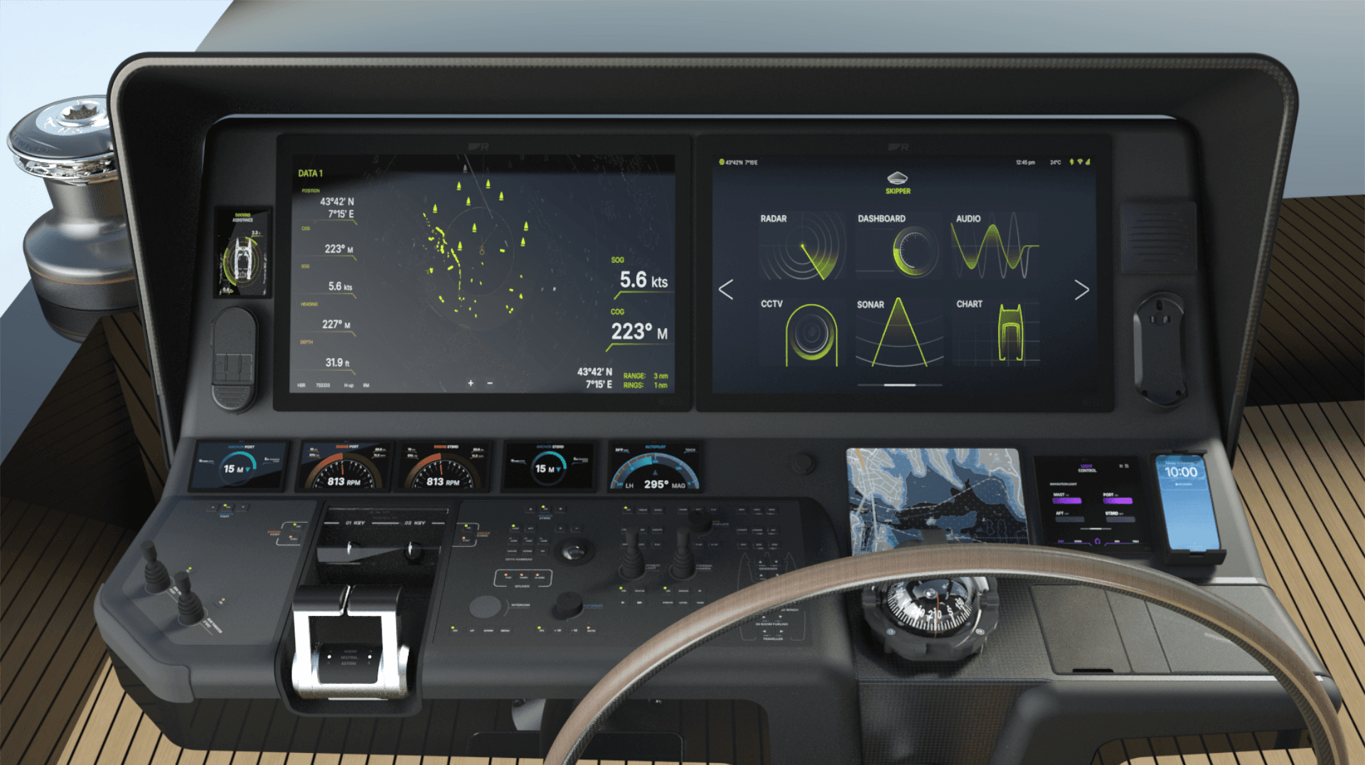 Helm Station for sailing catamarans, portfolio item 4