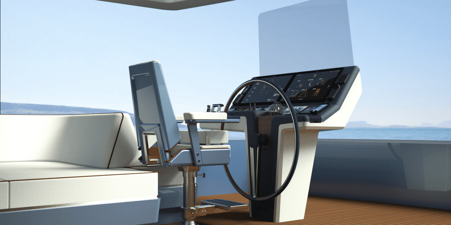 Helm Station for sailing catamarans, portfolio item 3
