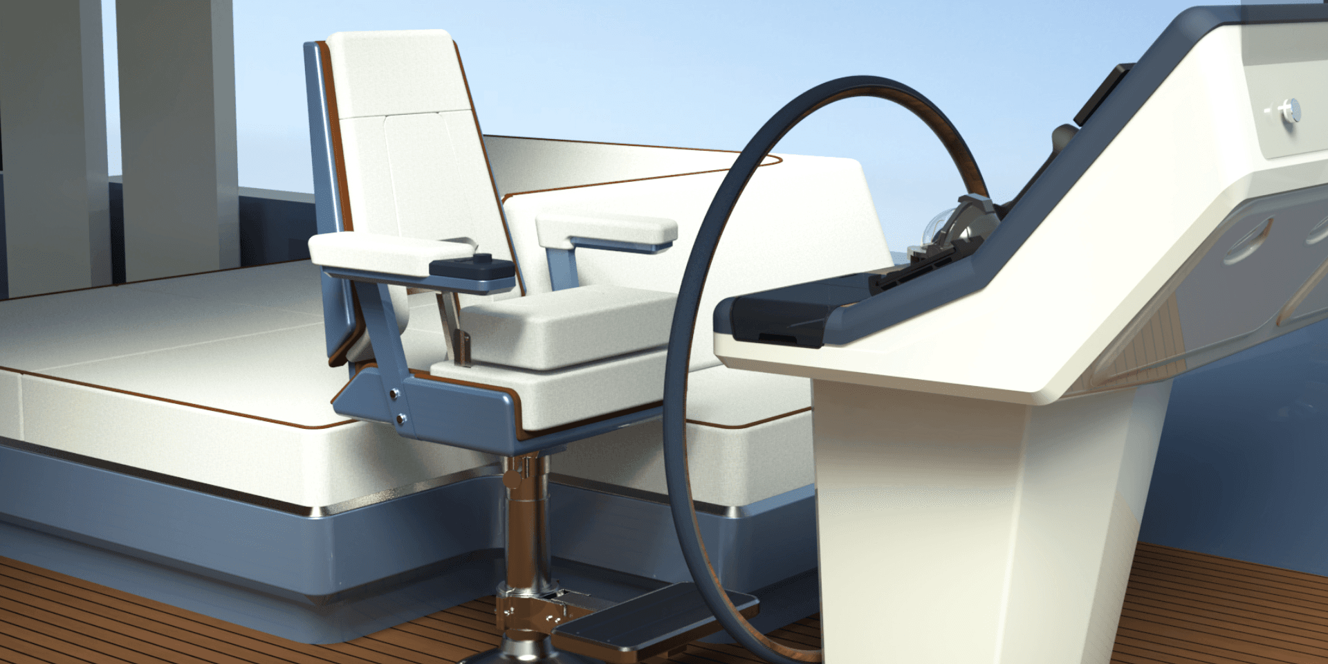 Helm Station for sailing catamarans, portfolio item 2