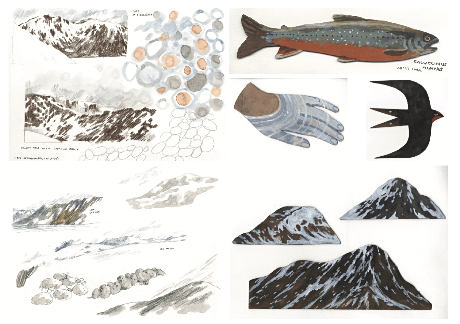 The plateau (in response to the living mountain), portfolio item 12