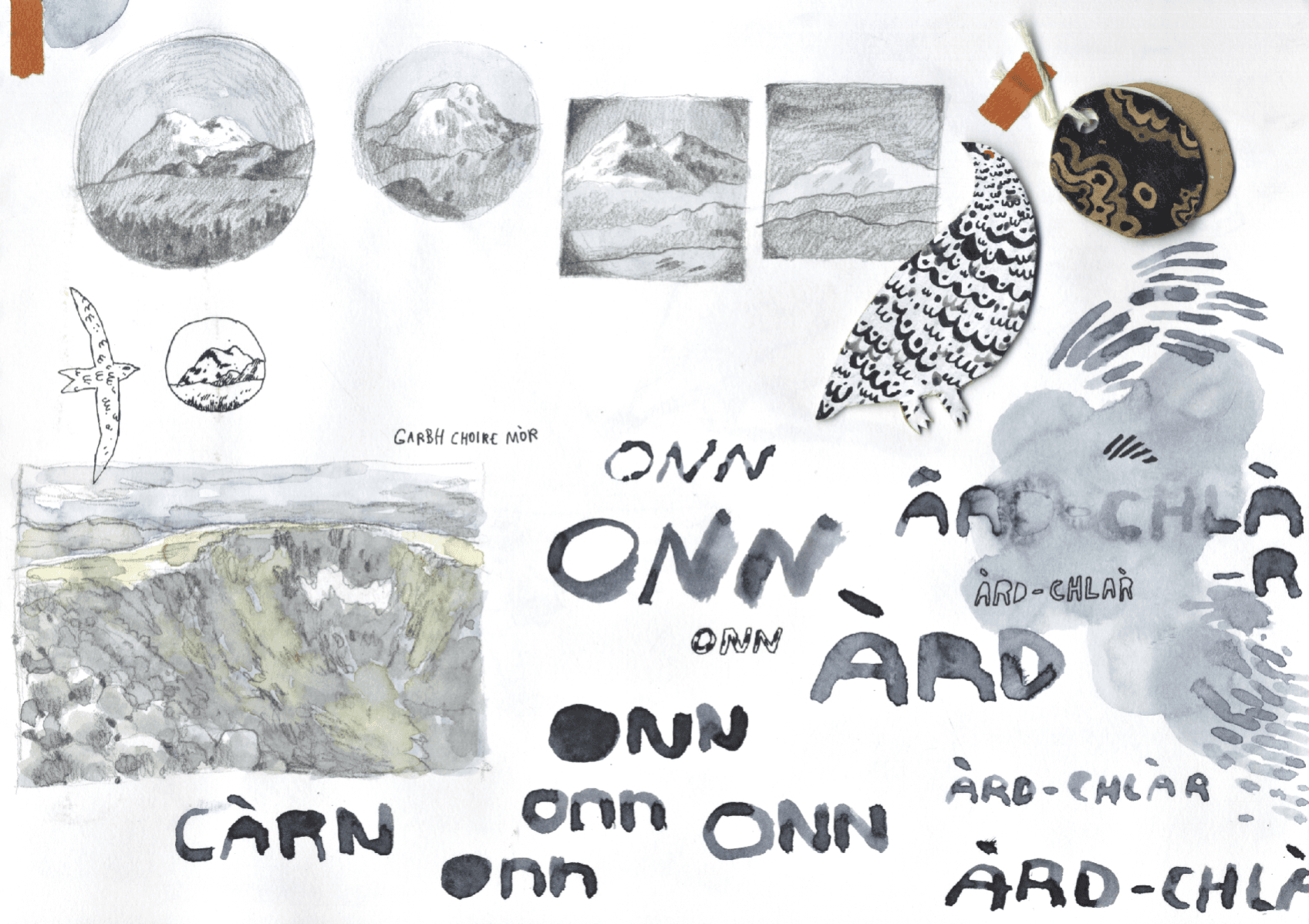 The plateau (in response to the living mountain), portfolio item 9