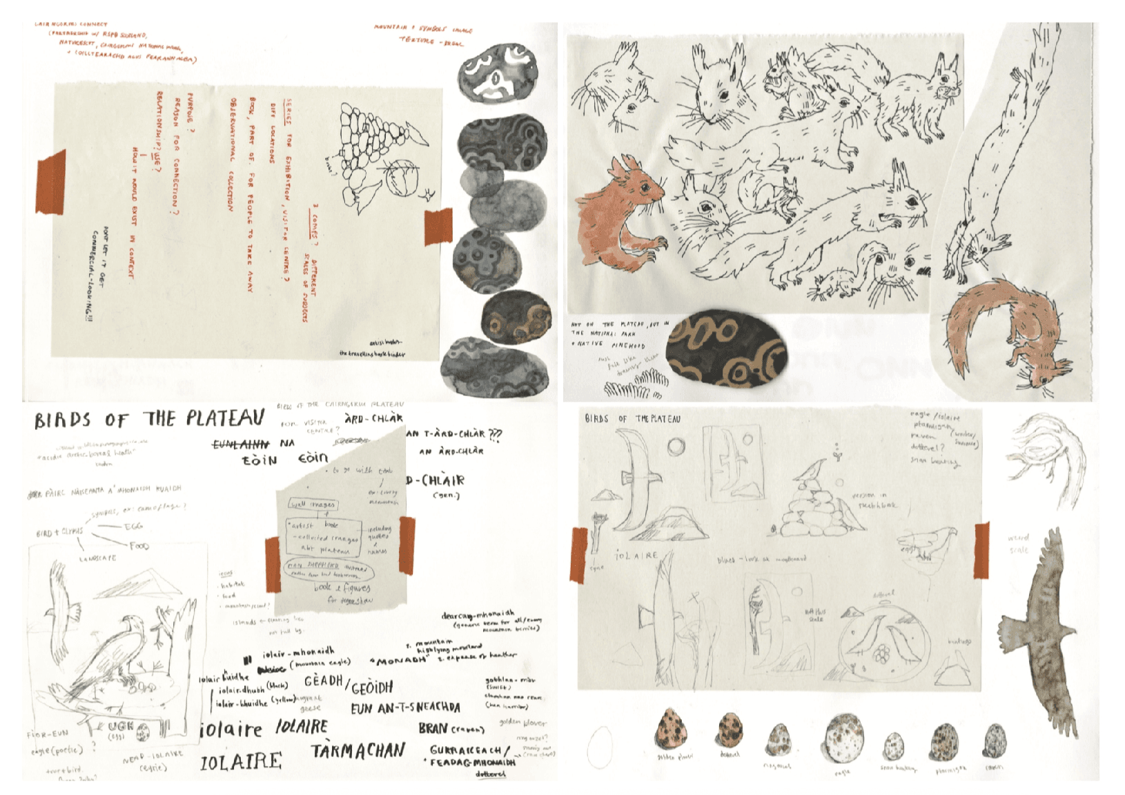 The plateau (in response to the living mountain), portfolio item 13
