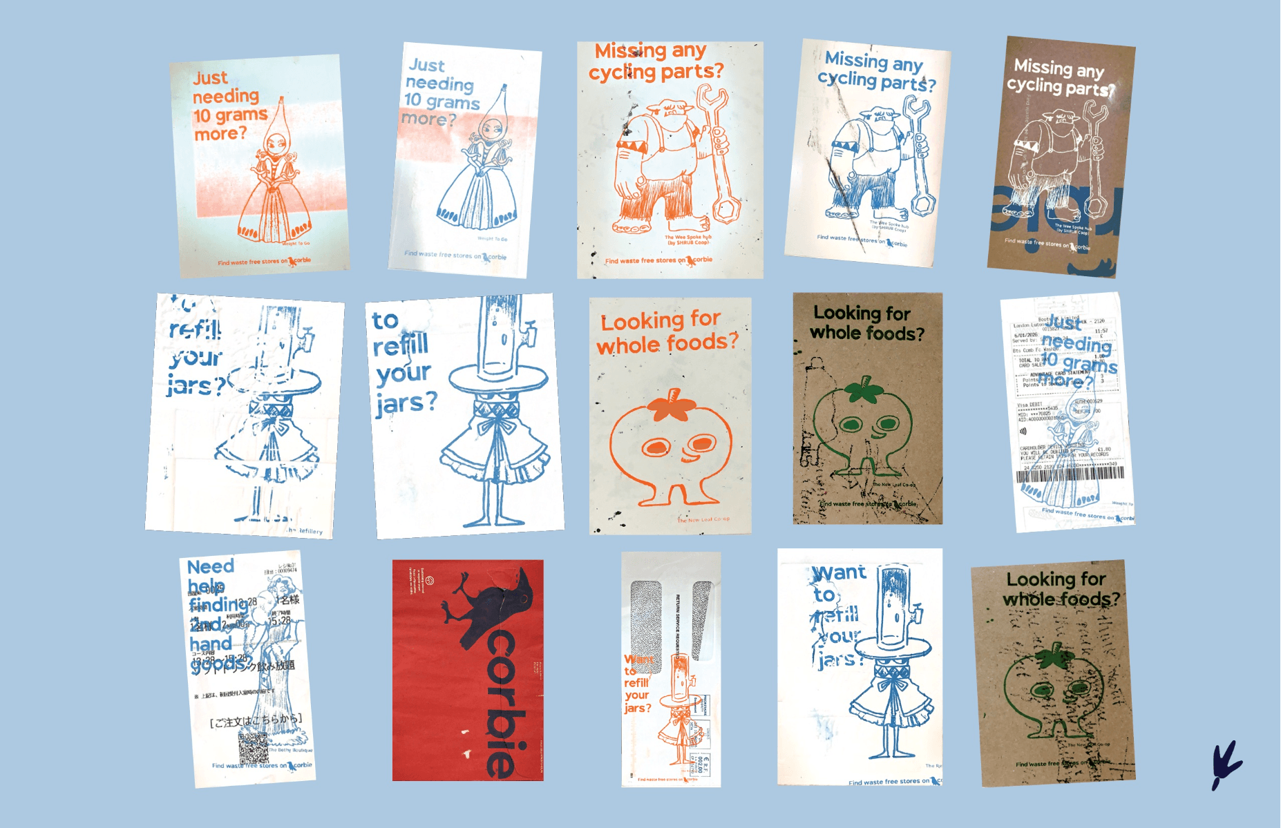 Corbie - waste free campaign app, portfolio item 3